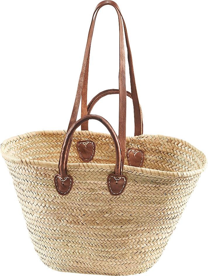 Image of locker Aufbewahrungskorb, mit Ledergriffen und Lederhenkeln bei Ackermann Versand Schweiz