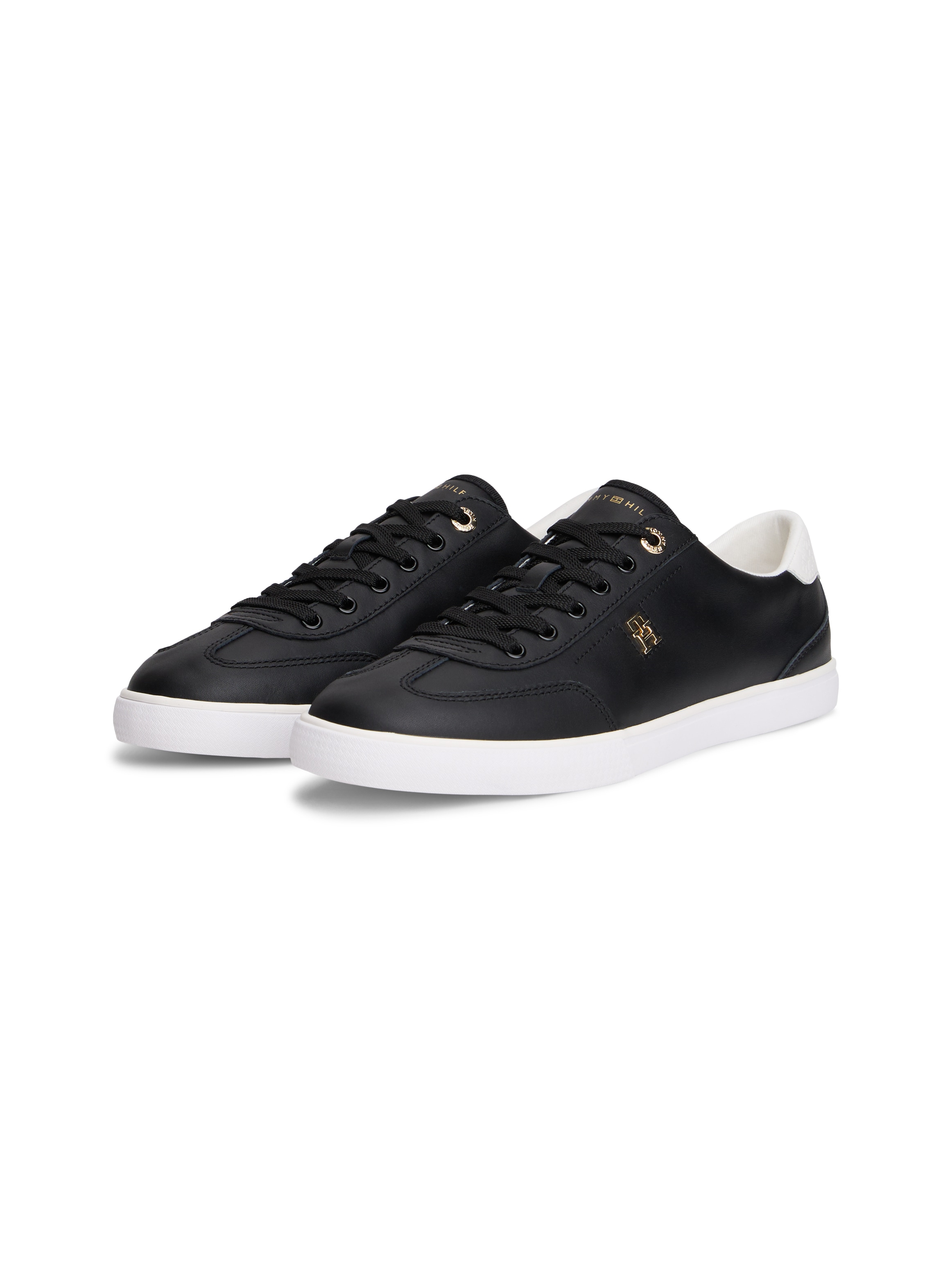 Image of Tommy Hilfiger Plateausneaker "TH CHIC LOW PROFILE VULC" Halbschuh, Schnürschuh, Freizeitschuh mit seitlichem TH-Logo
