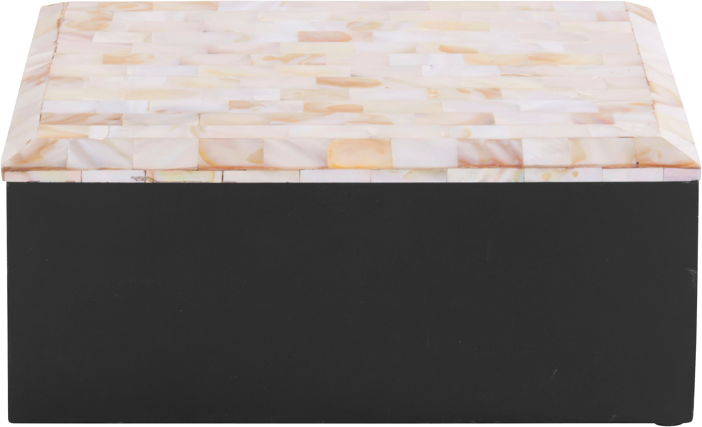 Image of Guido Maria Kretschmer Home&Living Schmuckkasten »Voyami, schwarz«, (1 St.), Dekobox, Aufbewahrungsbox, aus Perlmutt und Holz, mit Deckel bei Ackermann Versand Schweiz