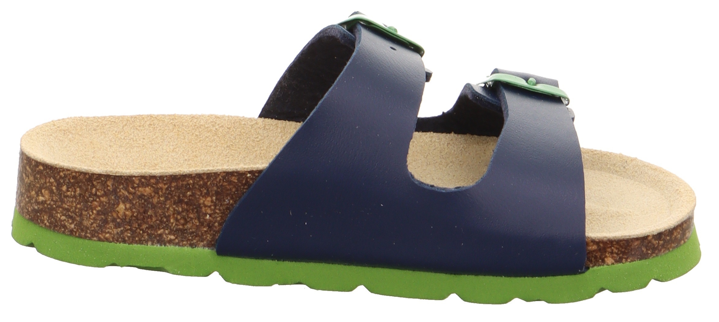 Superfit Pantolette »Hausschuh WMS: Mittel«, Schlappen, Hausschuh mit Schnallen, Grössenschablone zum Download