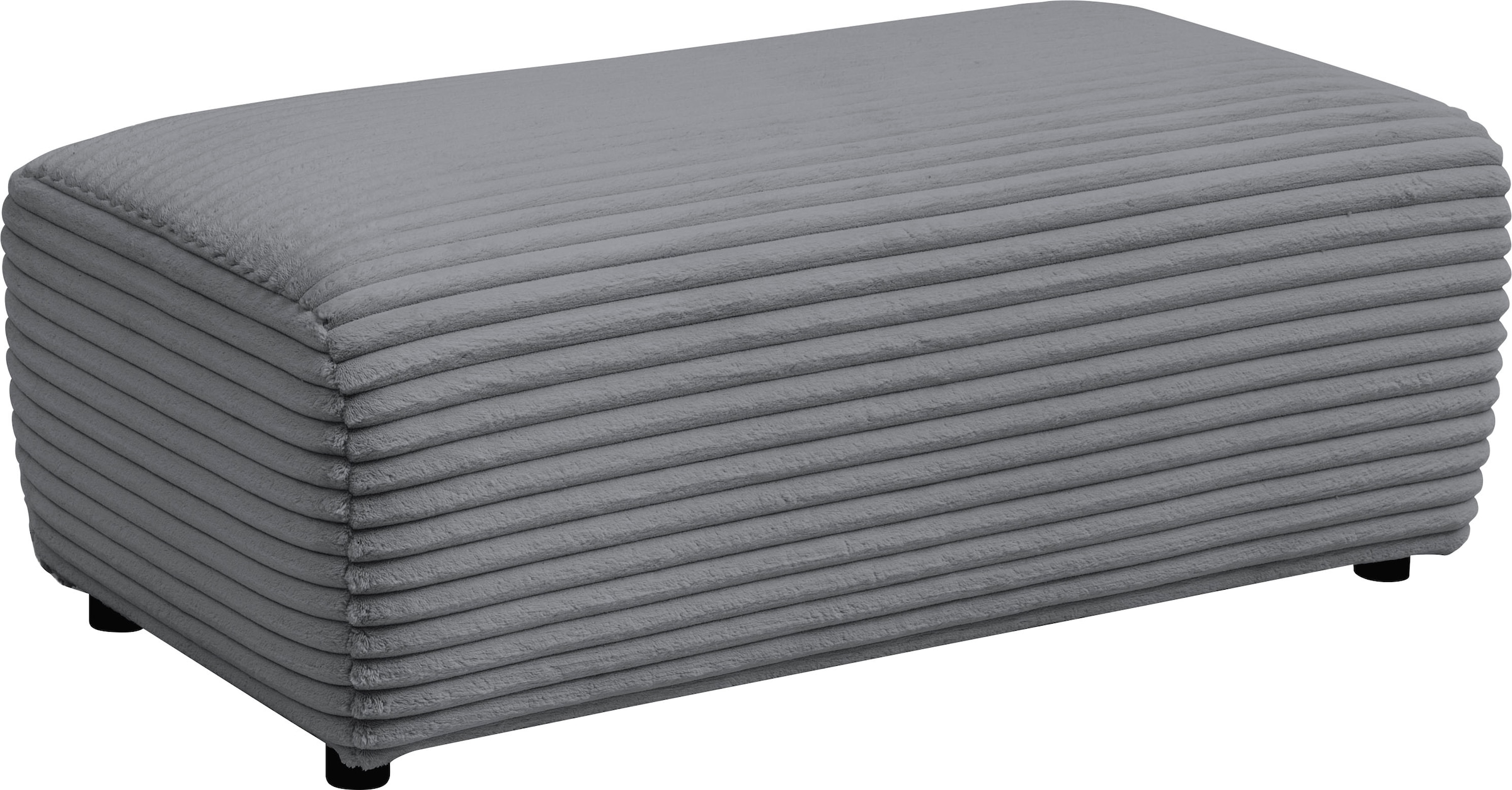 andas Polsterecke »BAKELS, Ecksofa-Set mit Hocker, L-Form mit Schlaffunktion«, Ecksofa-Set (incl. Hocker) im trendigen Megacord