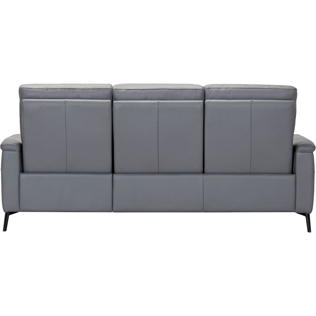 Places of Style 3-Sitzer »Barano, Relaxsofa in Leder und Webstoff«