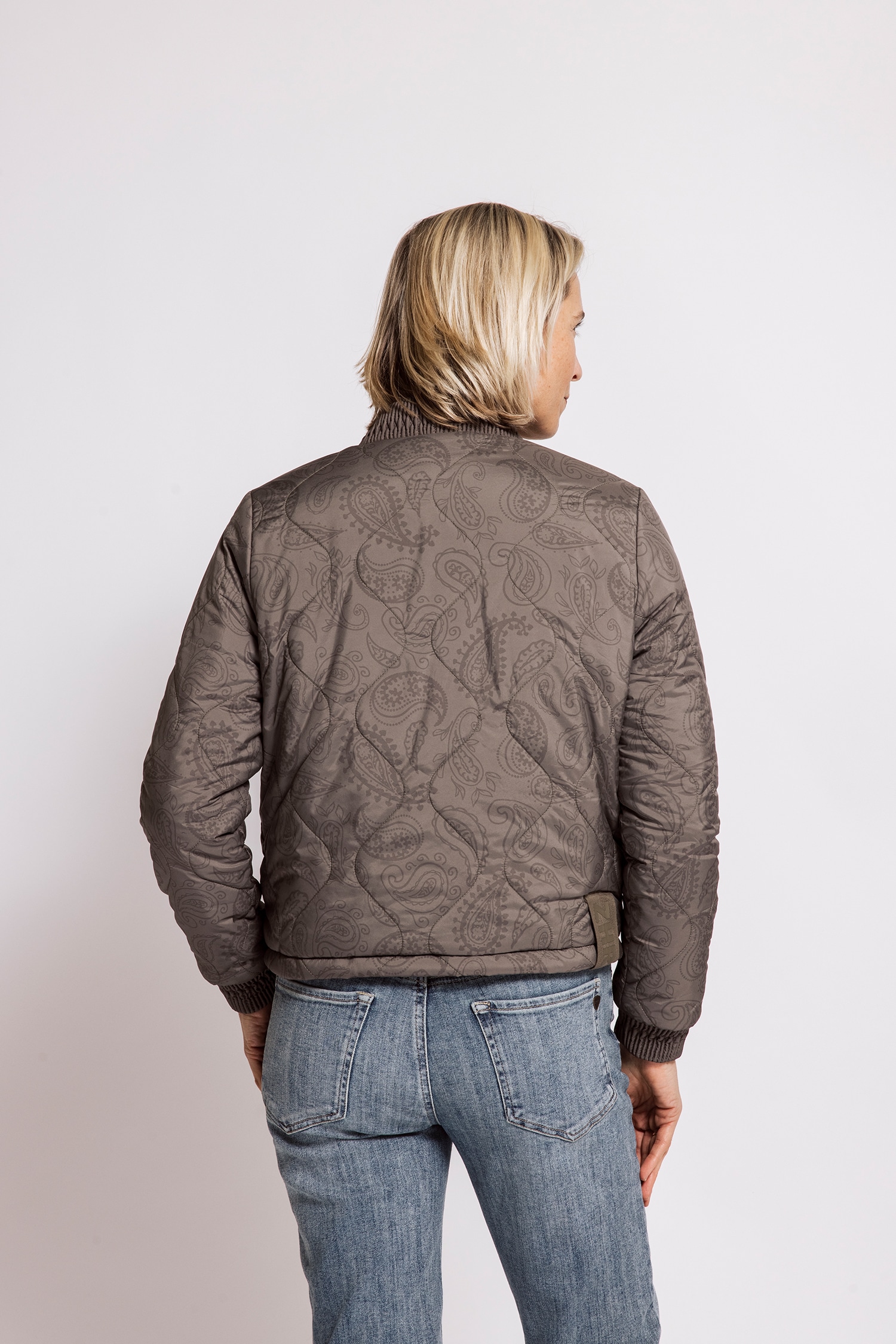 Zhrill Kurzblazer »SARAH« Blouson-Jacke im modernen Stil / Paisley-Muster / Reissverschluss