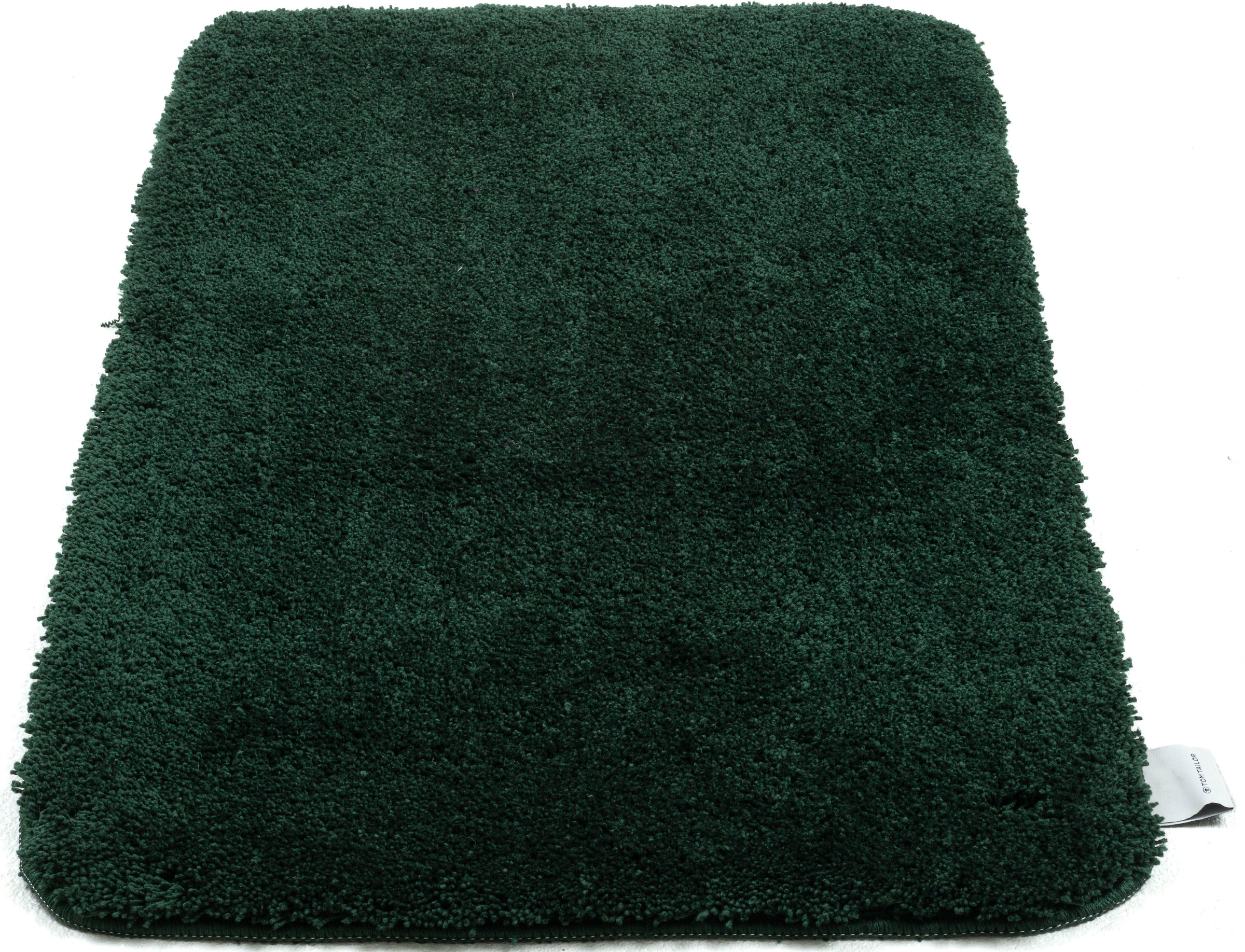 TOM TAILOR HOME Tapis de bain »Cozy Bath UNI« Höhe 27 mm Badteppich, Uni Farben, rechteckig, rund und oval erhältlich