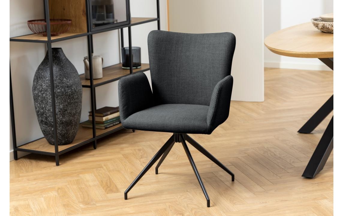 AC Design Stuhl »Laura« () 2 Stk.Esszimmerstuhl, Armlehne, (Set, 2 st), Drehfunktion, sitzhöhe: 48 cm