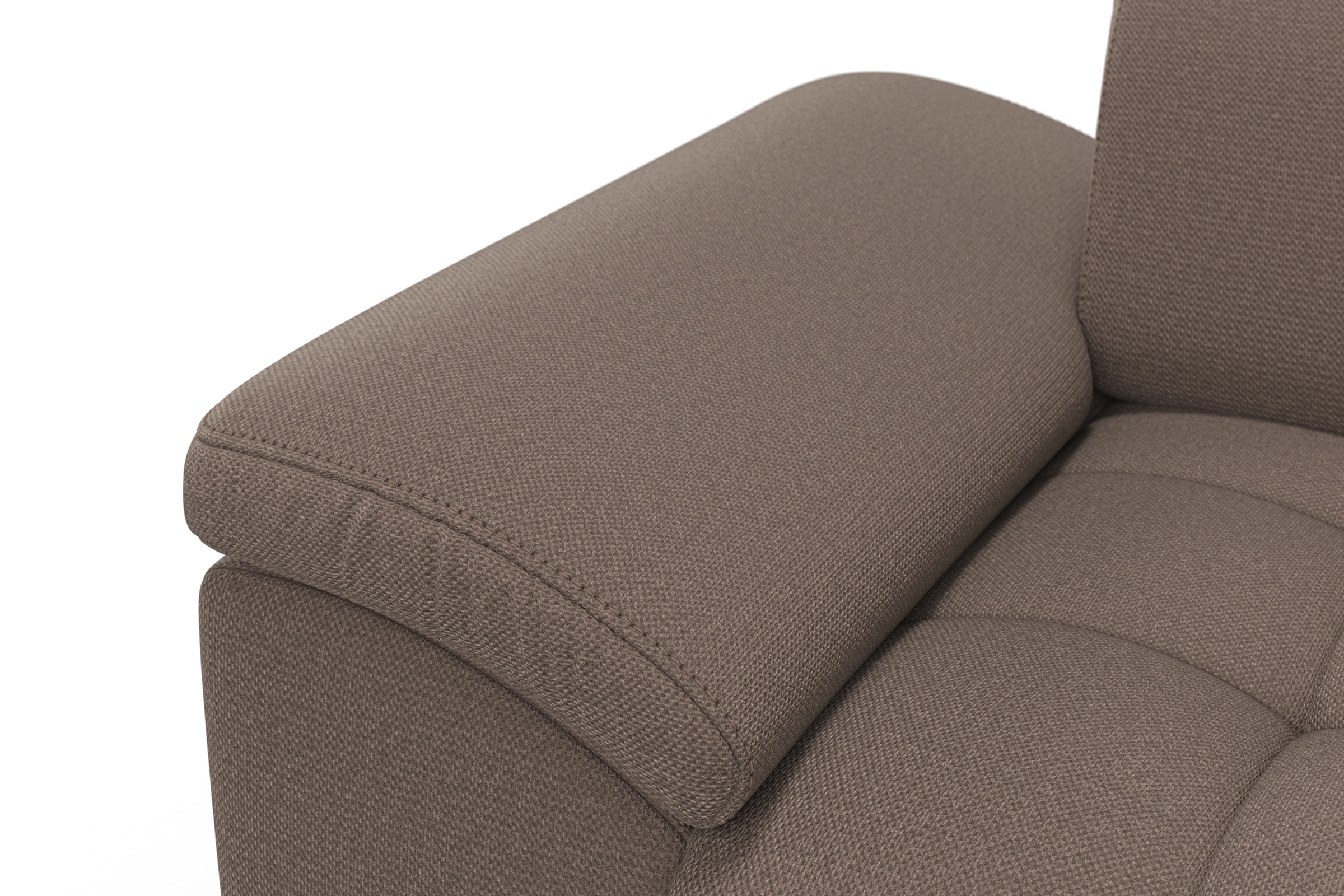 sit&more Ecksofa »Cool L-Form«, wahlweise mit Kopfteilverstellung und Vorziehsitz, motorisch