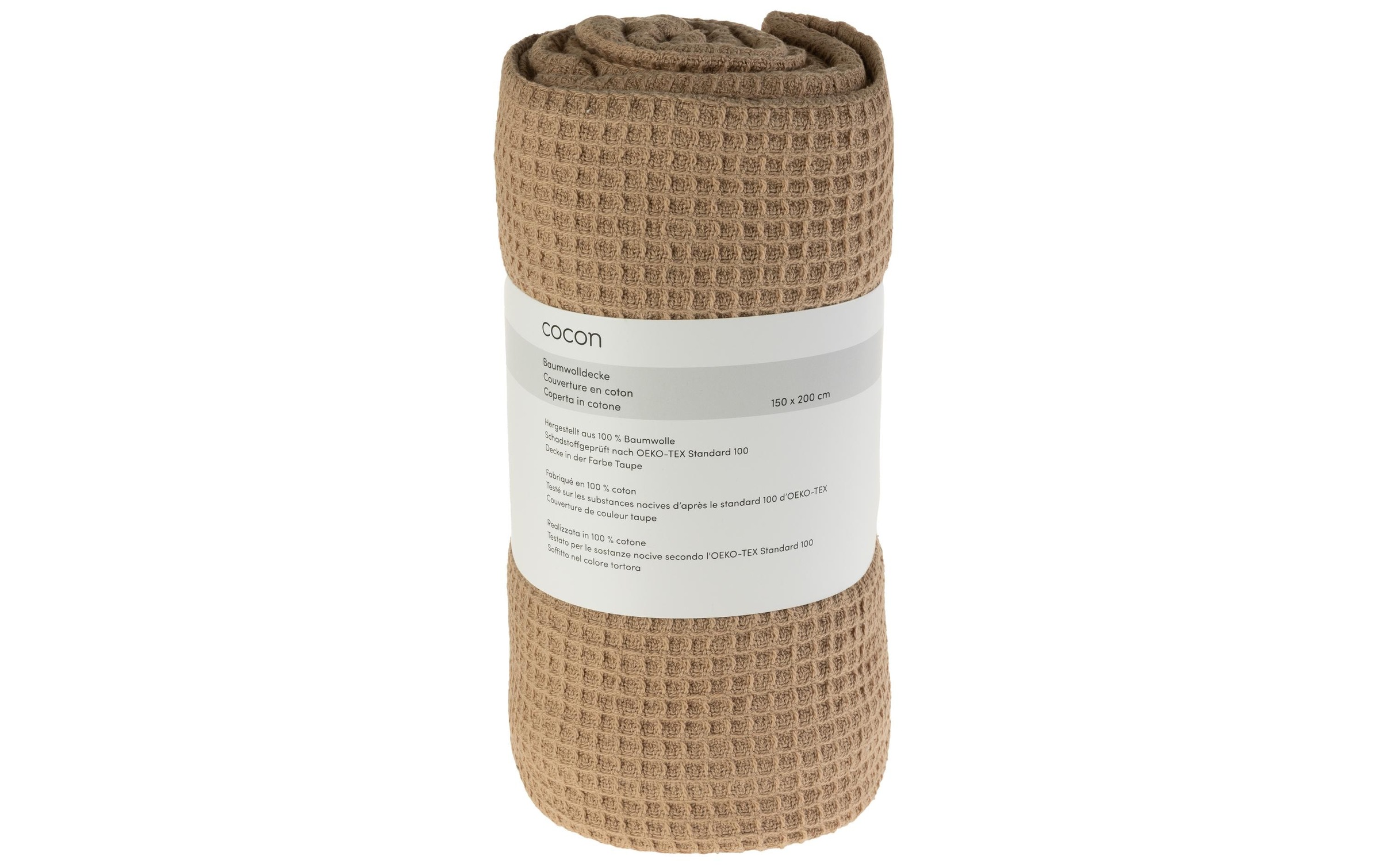 Cocon Wohndecke »Waffeltuch«