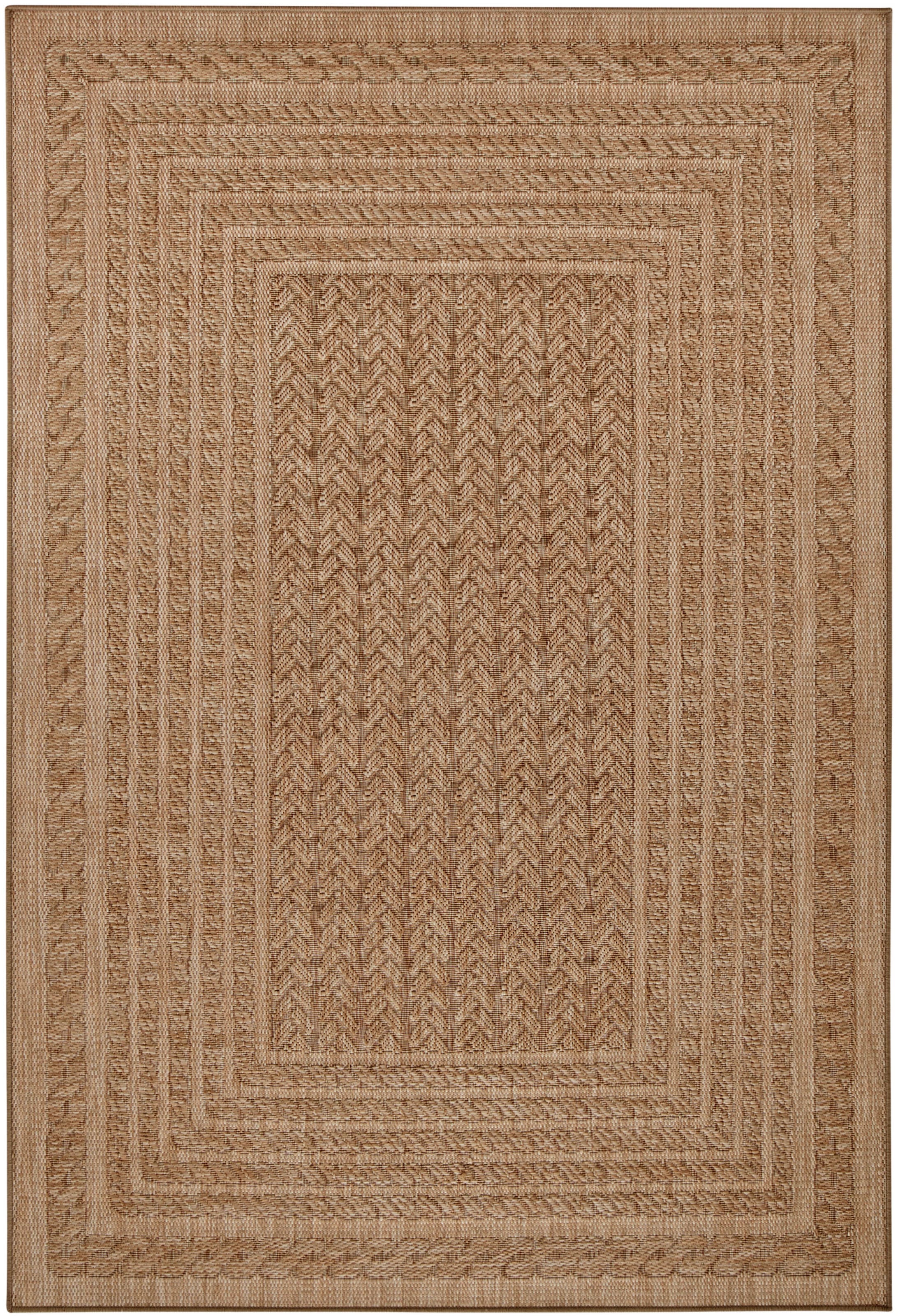 NORTHRUGS Teppich »Limonero«, rechteckig, 6 mm Höhe, In-& Outdoor, Flachgewebe, Sisal Optik, Skandi, Garten, Wohnzimmer