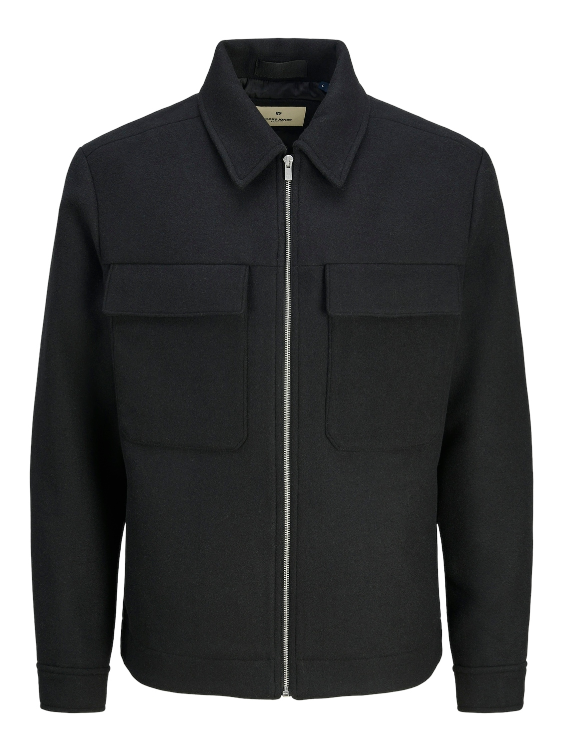 Jack & Jones Wolljacke »JPRCCRUSSEL WOOL BLEND JACKET SN«, ohne Kapuze