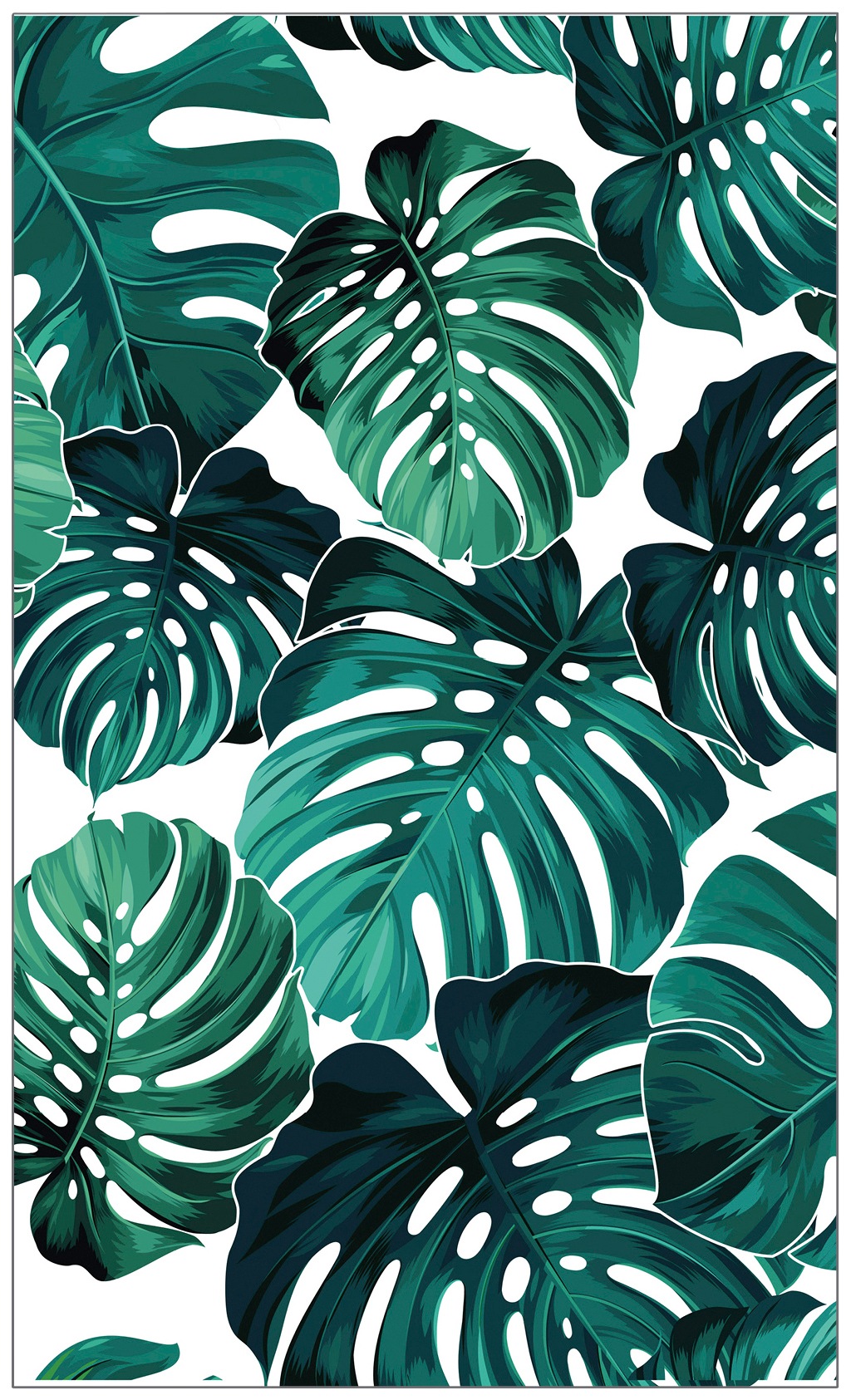 Image of MySpotti Fensterfolie »Look Monstera«, halbtransparent, glattstatisch haftend, 60 x 100 cm, statisch haftend bei Ackermann Versand Schweiz