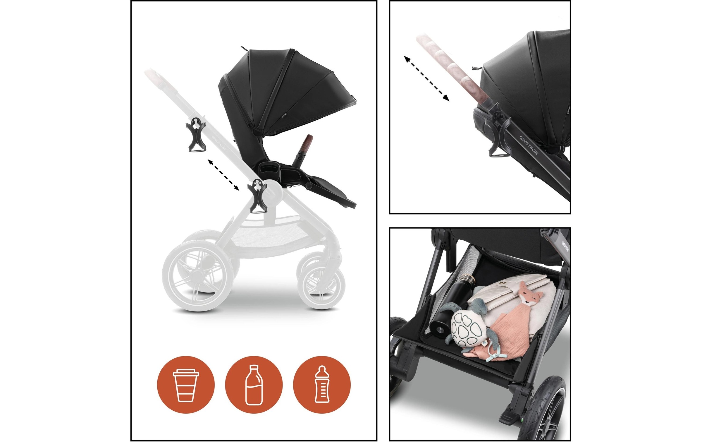 Hauck Poussette pour enfants »Comfort N Care« 22 kilos