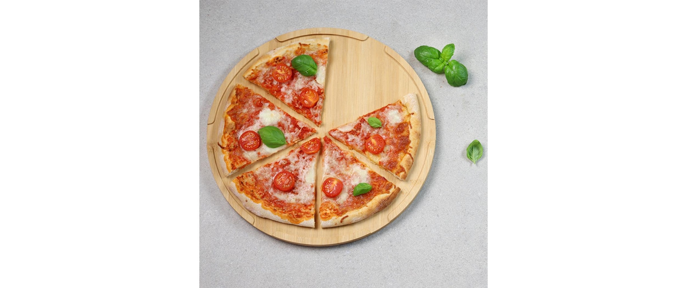 KESPER® Schneidebrett »Pizzateller 36 cm x 36 cm«