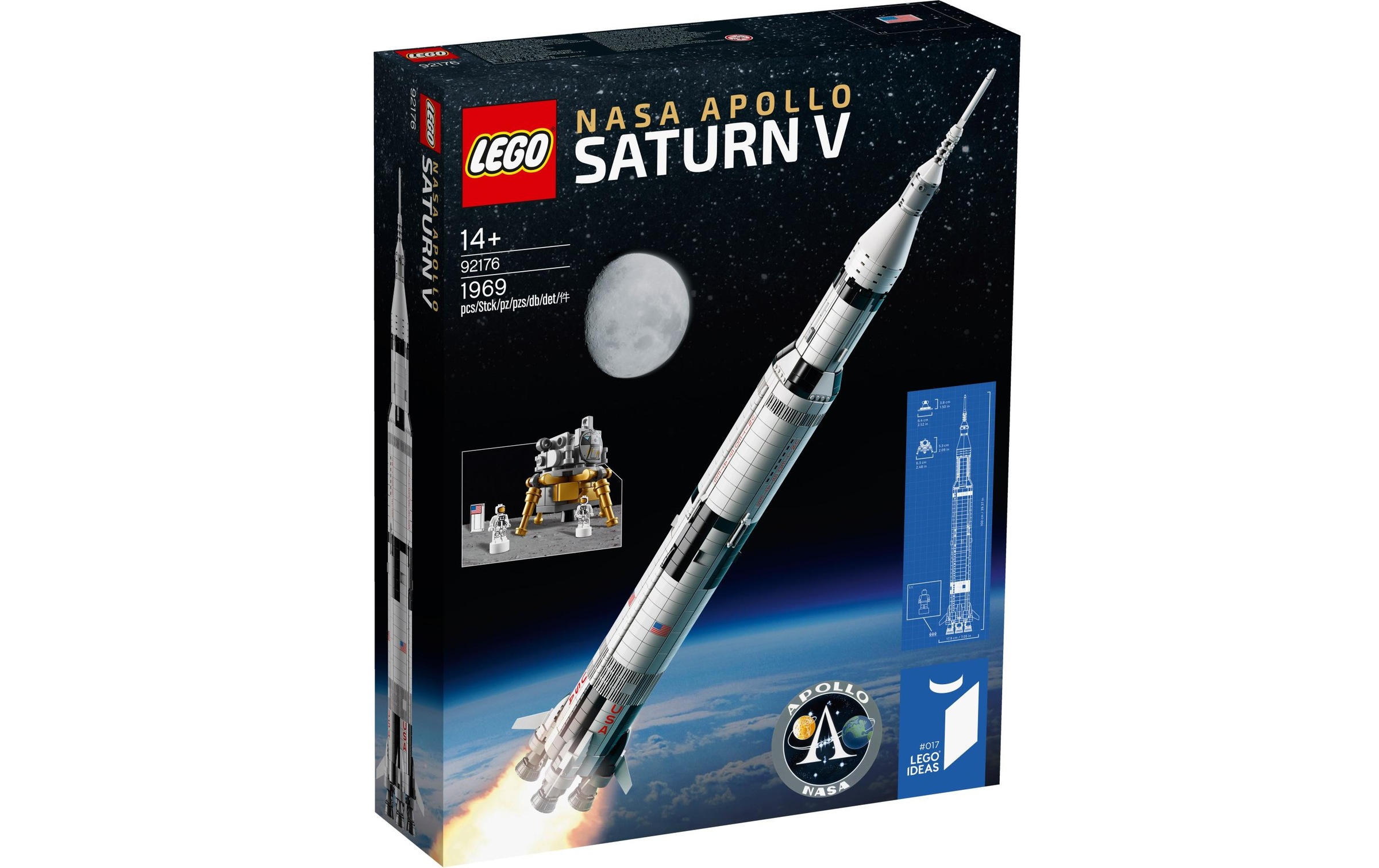 Image of LEGO® Spielbausteine »NASA Apollo Saturn V 92«, (1969 St.) bei Ackermann Versand Schweiz