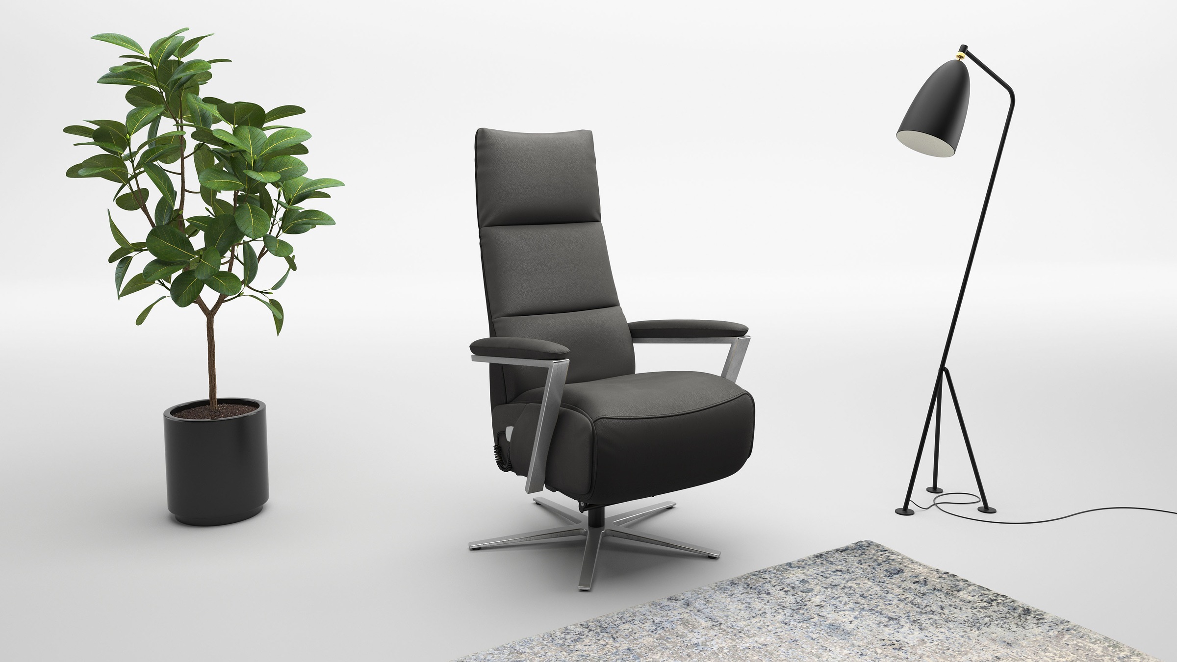 Image of sit&more TV-Sessel "Vario Comfort, inkl. Kopfteilverstellung & 360 Drehfunktion" wahlweise mit 3 Motoren, Akku & Aufstehhilfe, Höhe der Armlehnen 64cm