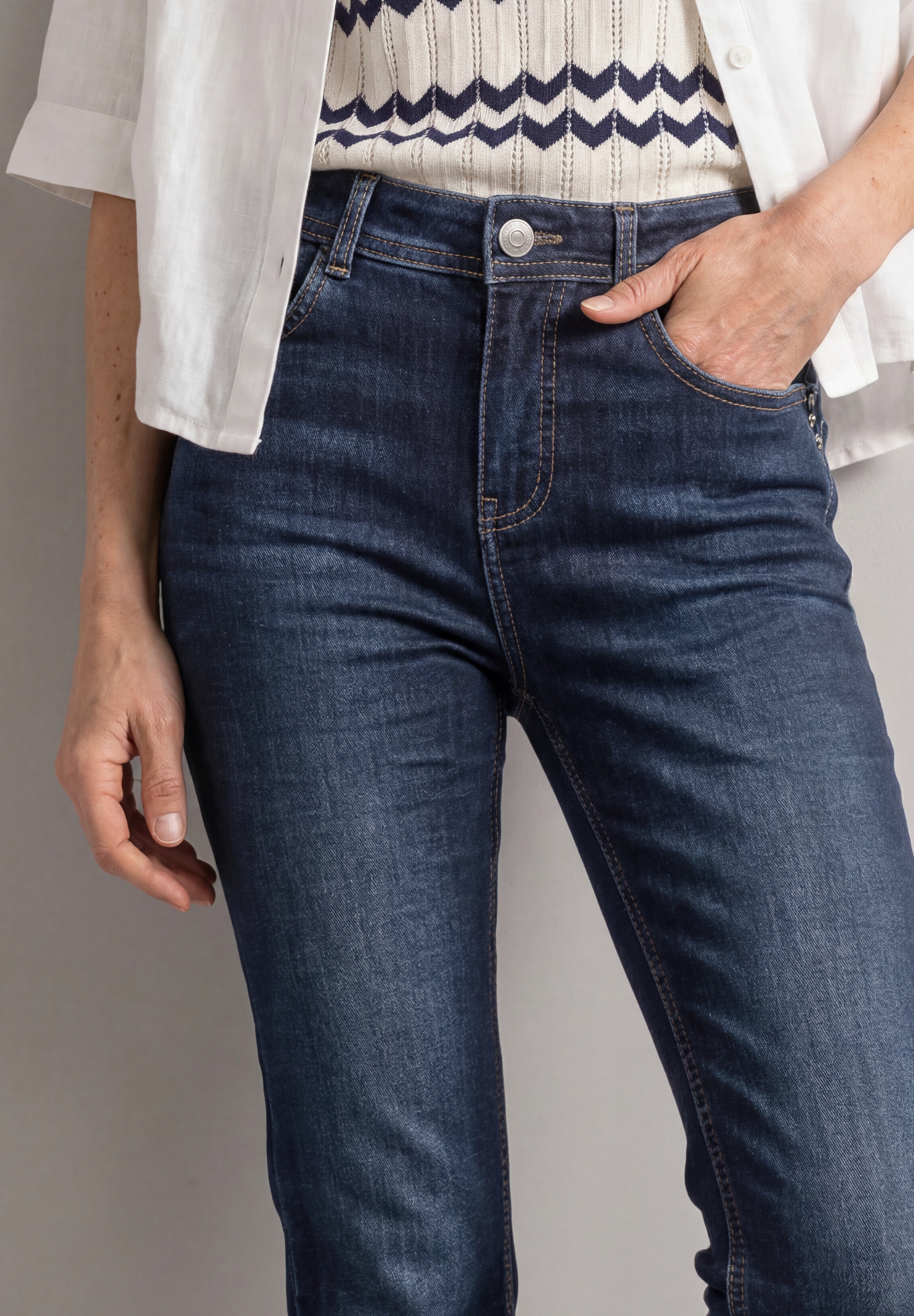 STREET ONE Jeans bootcut »Style Blaire« en coupe slim / stretch