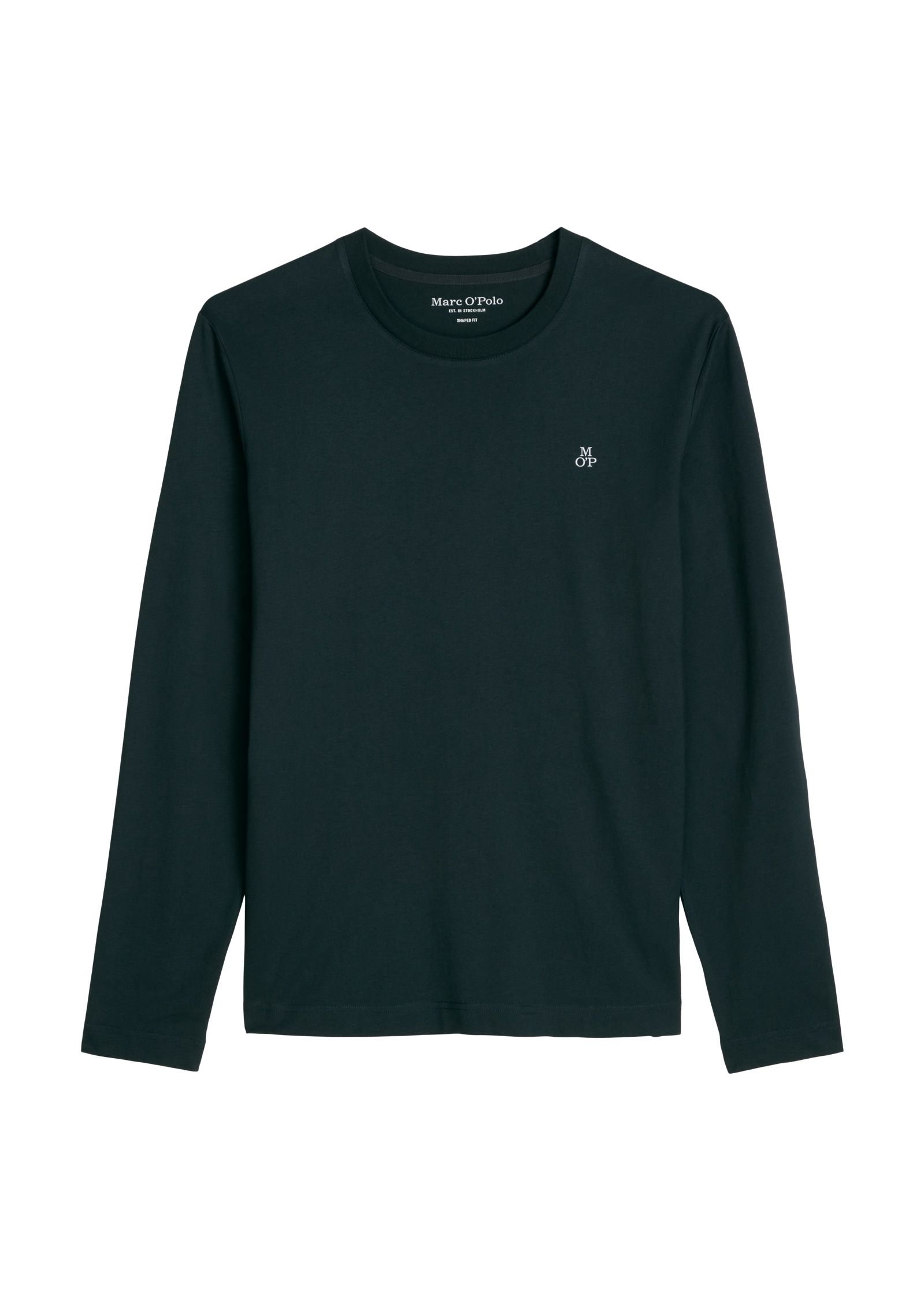 Image of Marc OPolo Longsleeve shaped aus reiner Bio-Baumwolle