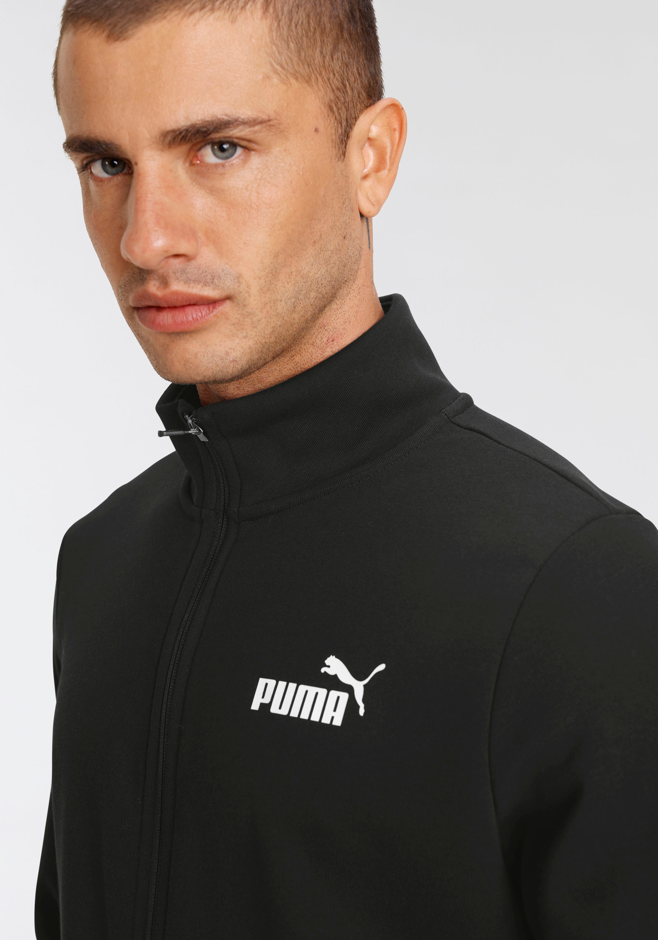 PUMA Trainingsanzug »CLEAN SWEAT SUIT TR«, (2 tlg.)