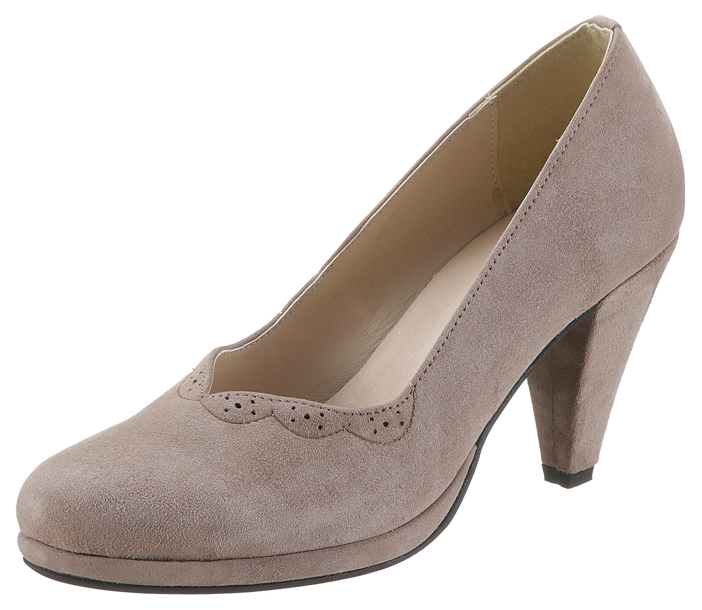 Image of Hirschkogel Pumps, Damen, aus weichem Ziegenveloursleder bei Ackermann Versand Schweiz