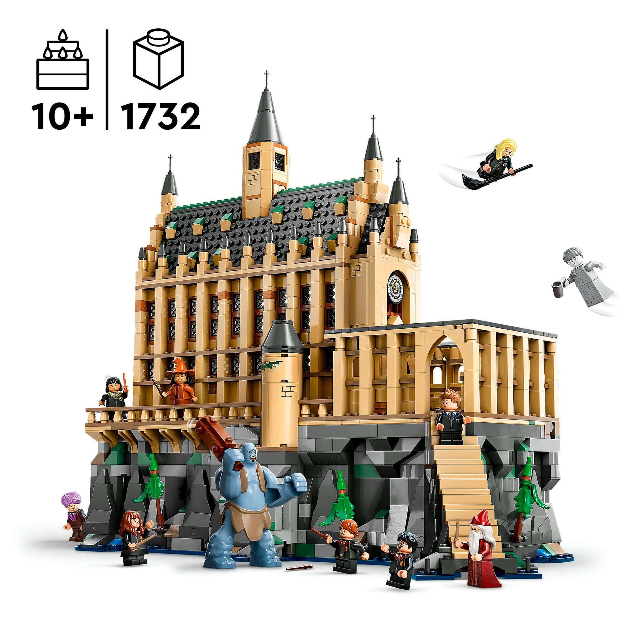 LEGO® Konstruktionsspielsteine »Schloss Hogwarts™: Die Grosse Halle (76435), LEGO Harry Potter™« Made in Europe