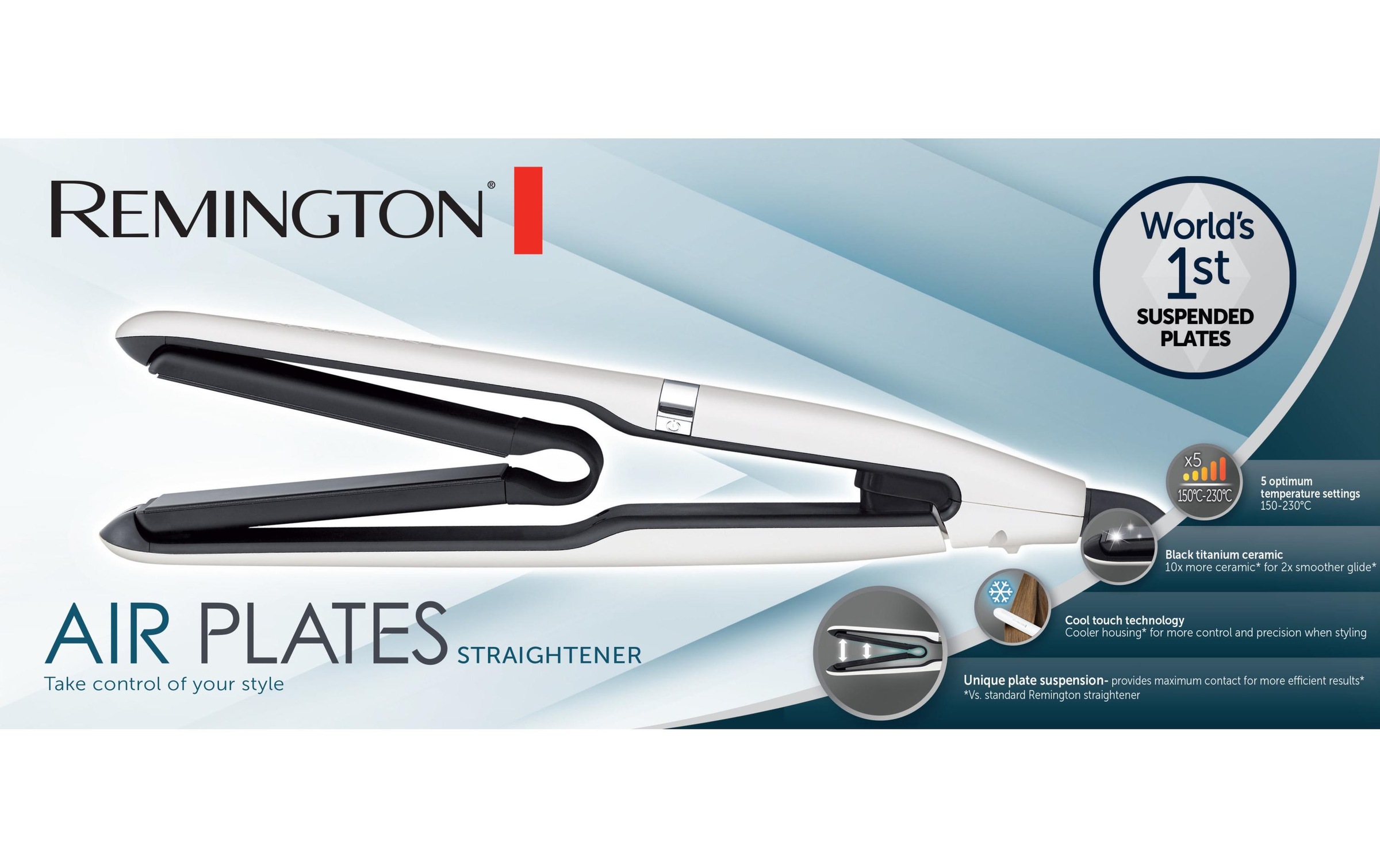 Remington Glätteisen »S7412 Air Plates«
