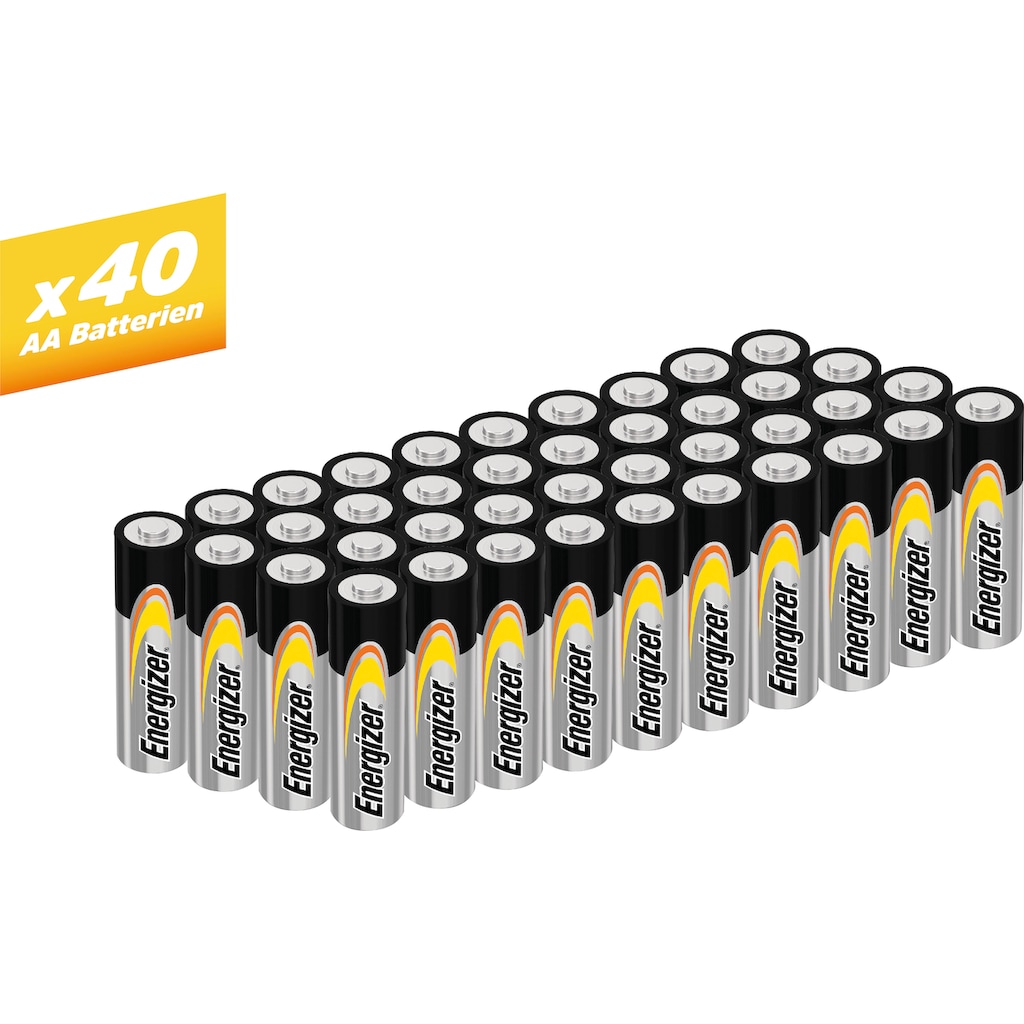 Energizer Batterie »Alkaline Power Mignon (AA) 40 Stück«, (40 St.)