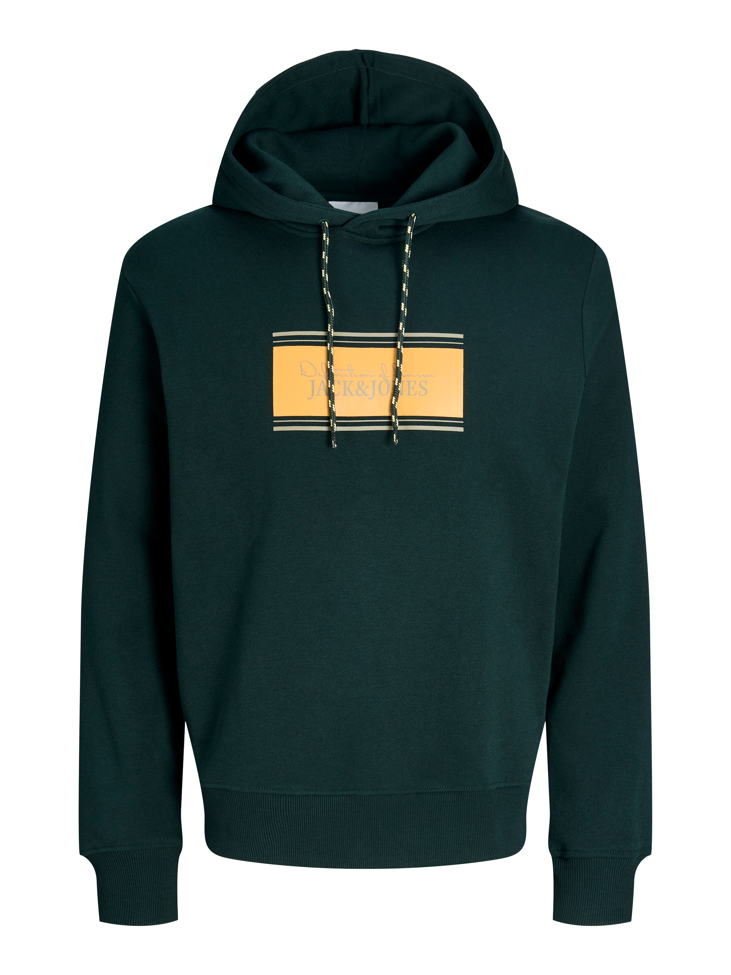 Image of Jack & Jones Kapuzensweatshirt "JJBUSTER SWEAT HOOD BTS", Baumwollmischung, normal geschnitten