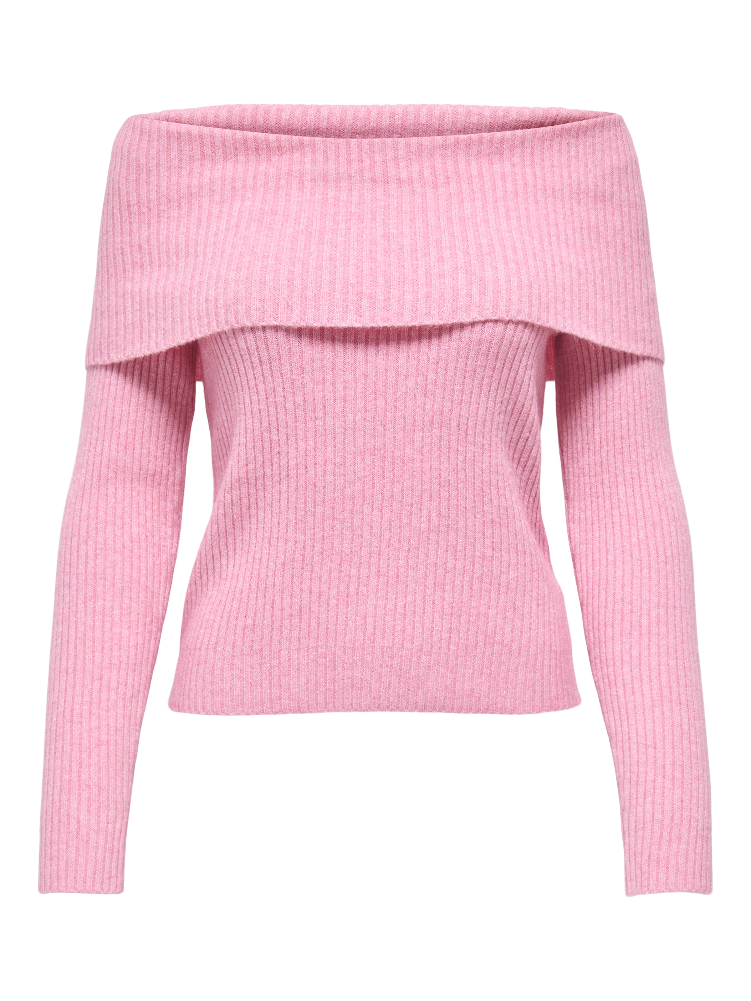 ONLY »ONLKATIA LIFE LS OFF SHOULDER KNT NOOS« mélange viscose, coupe régulière