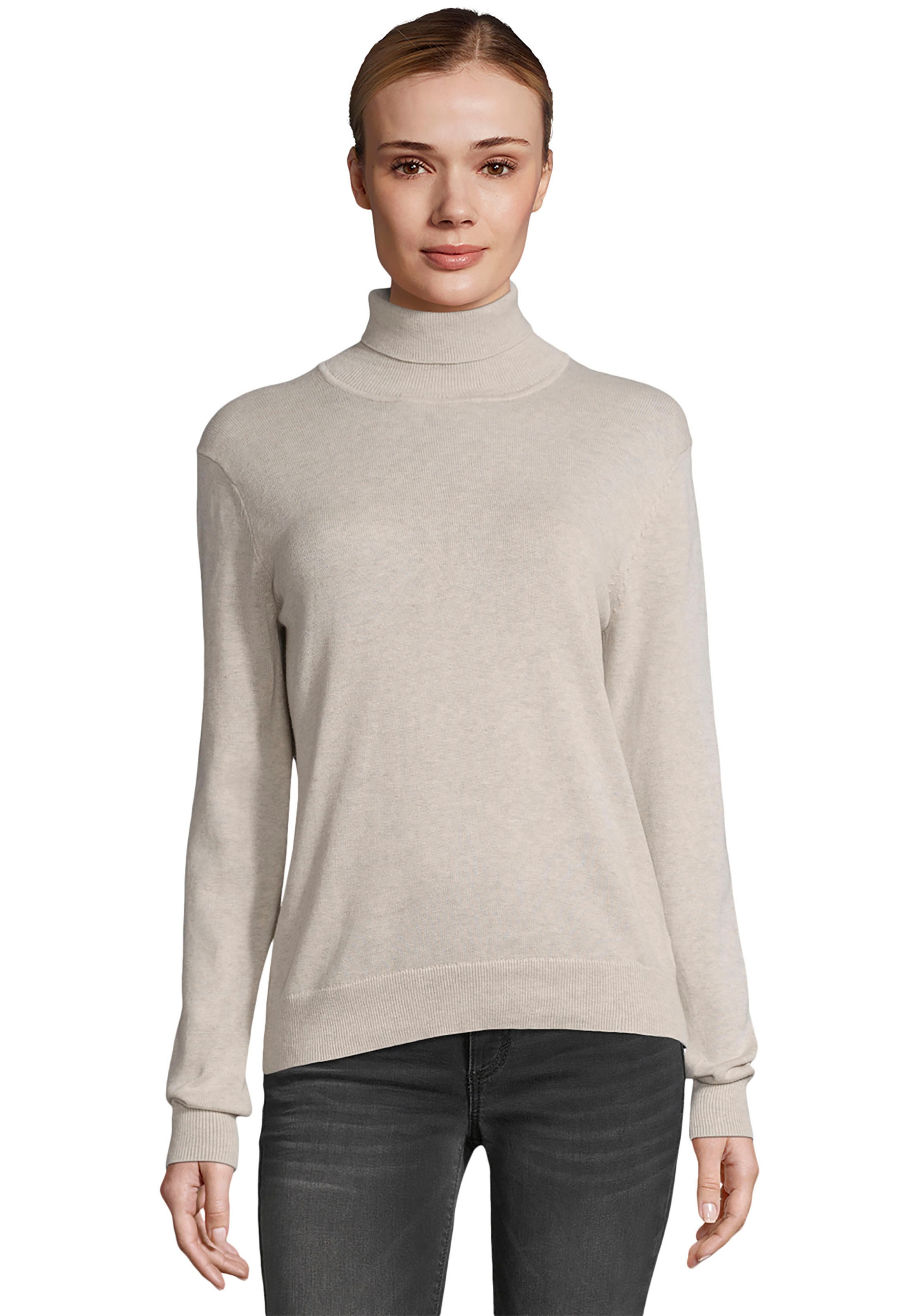 Image of TOM TAILOR Rollkragenpullover, aus Baumwollgestrick bei Ackermann Versand Schweiz