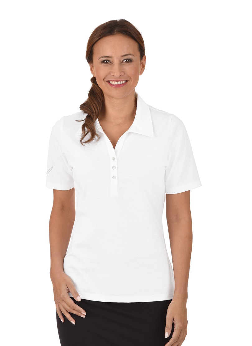 Image of Trigema Poloshirt, aus Baumwolle mit Strass® Kristallen bei Ackermann Versand Schweiz