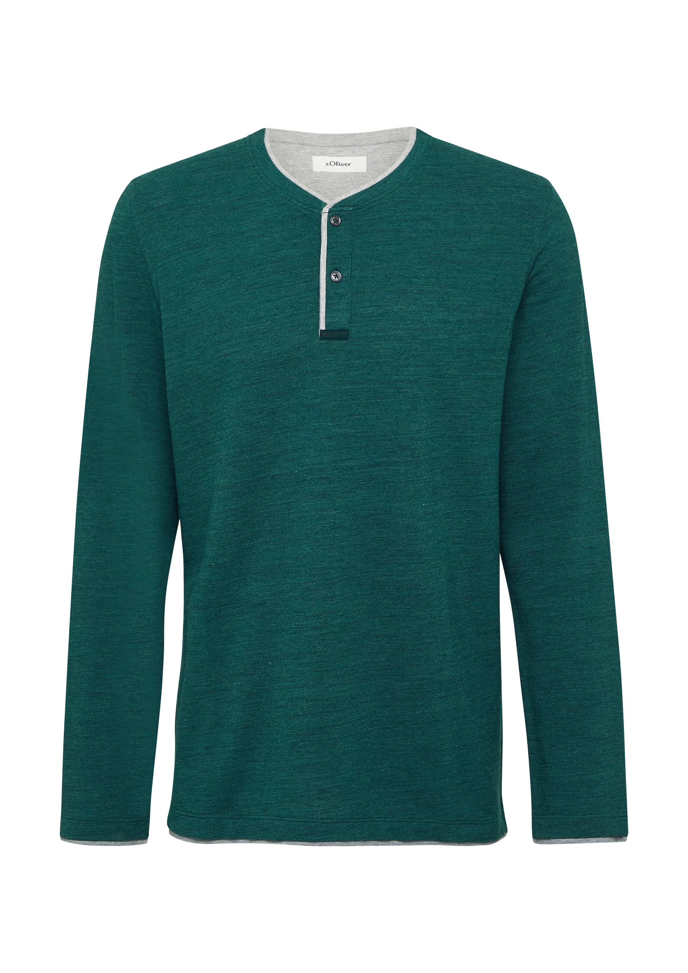 s.Oliver Henleyshirt mit Kontrast-Details