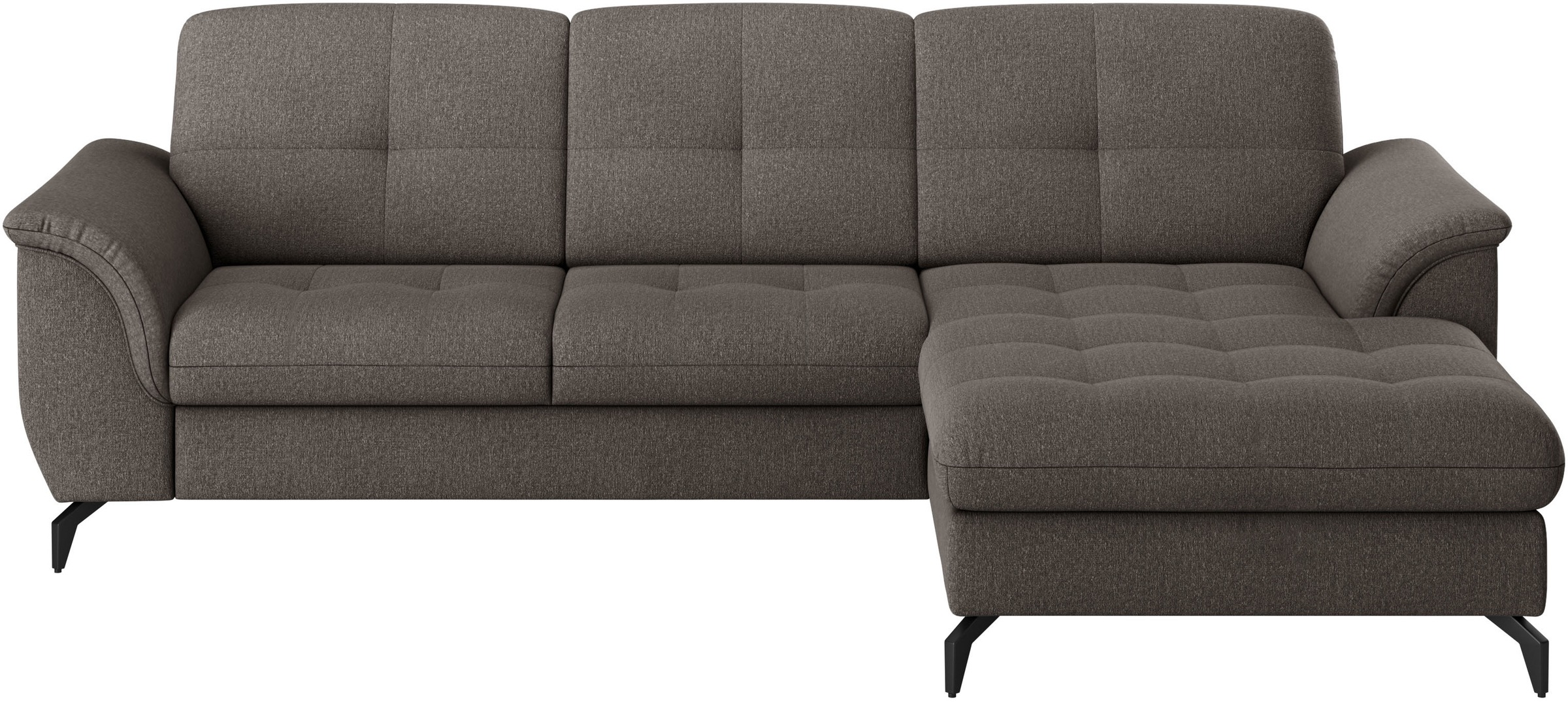 sit&more Ecksofa »Zora L-Form«, wahlweise mit Bettfunktion und Bettkasten