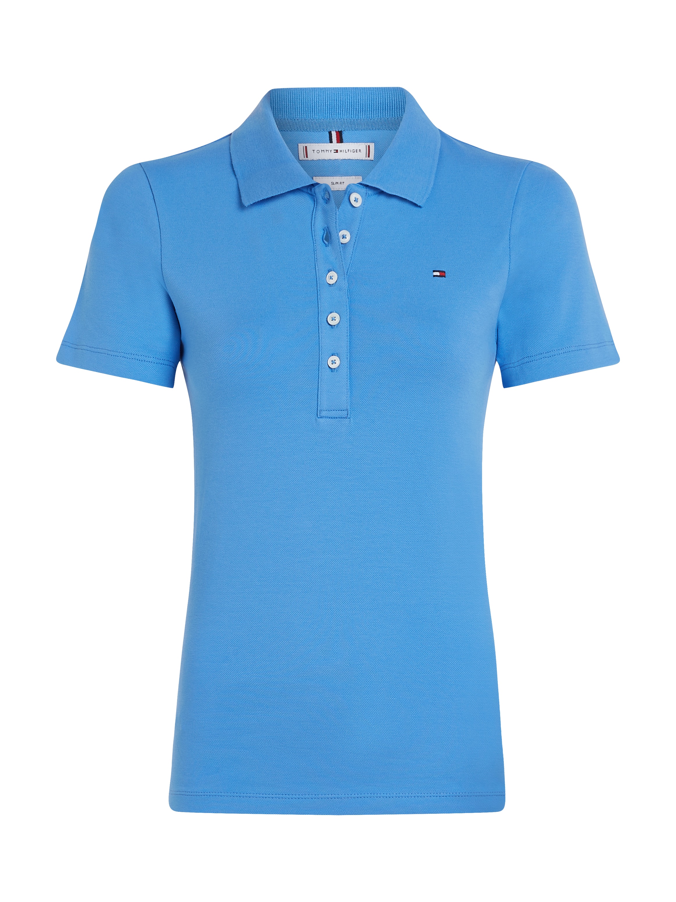 Tommy Hilfiger Poloshirt »1985 SLIM PIQUE POLO SS«, mit dezenter Tommy Hilfiger Logostickerei