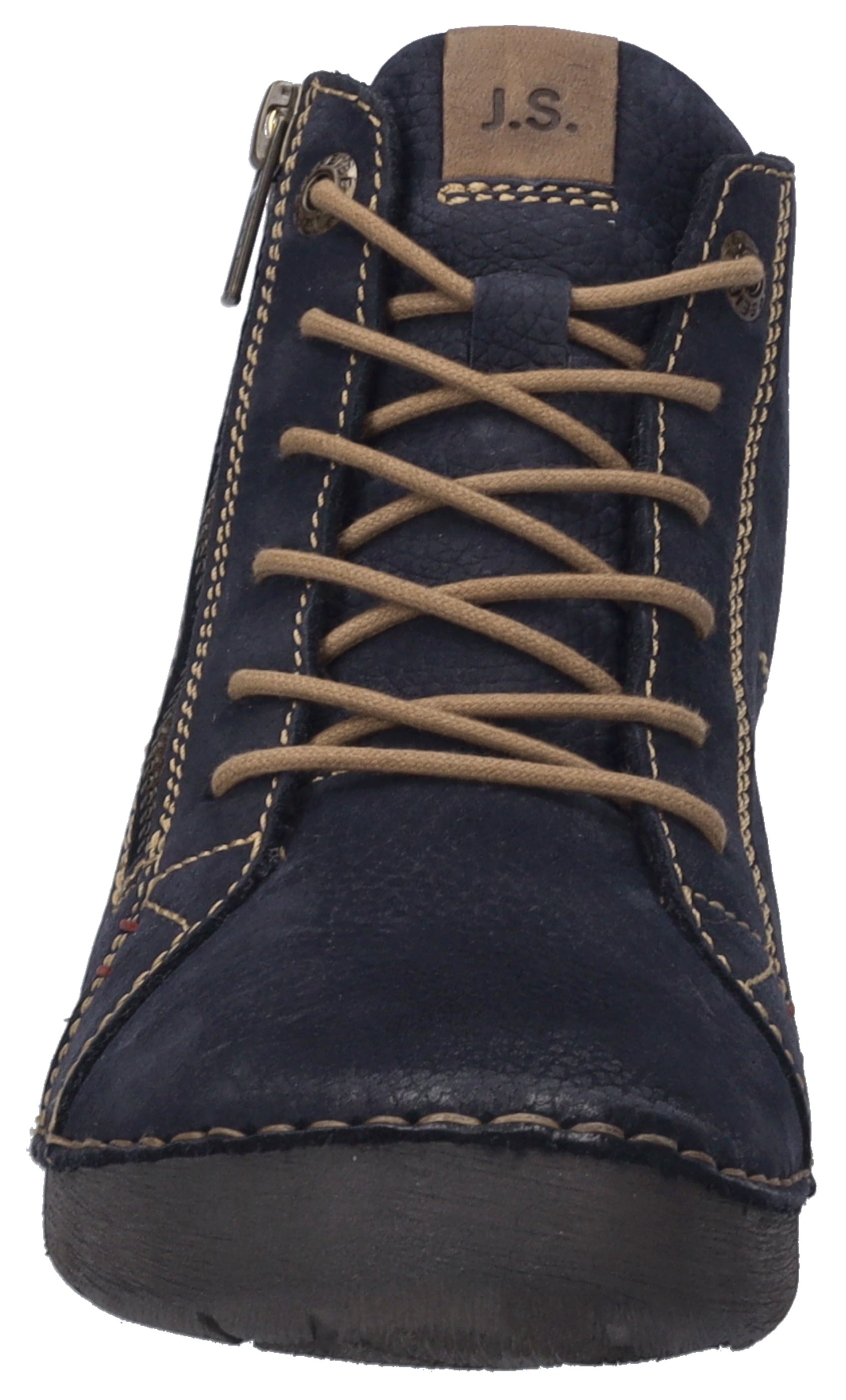 Josef Seibel Schnürstiefelette »Fergey 67«, Schnürstiefel, Winterstiefel, Bequemschuh mit Reissverschluss
