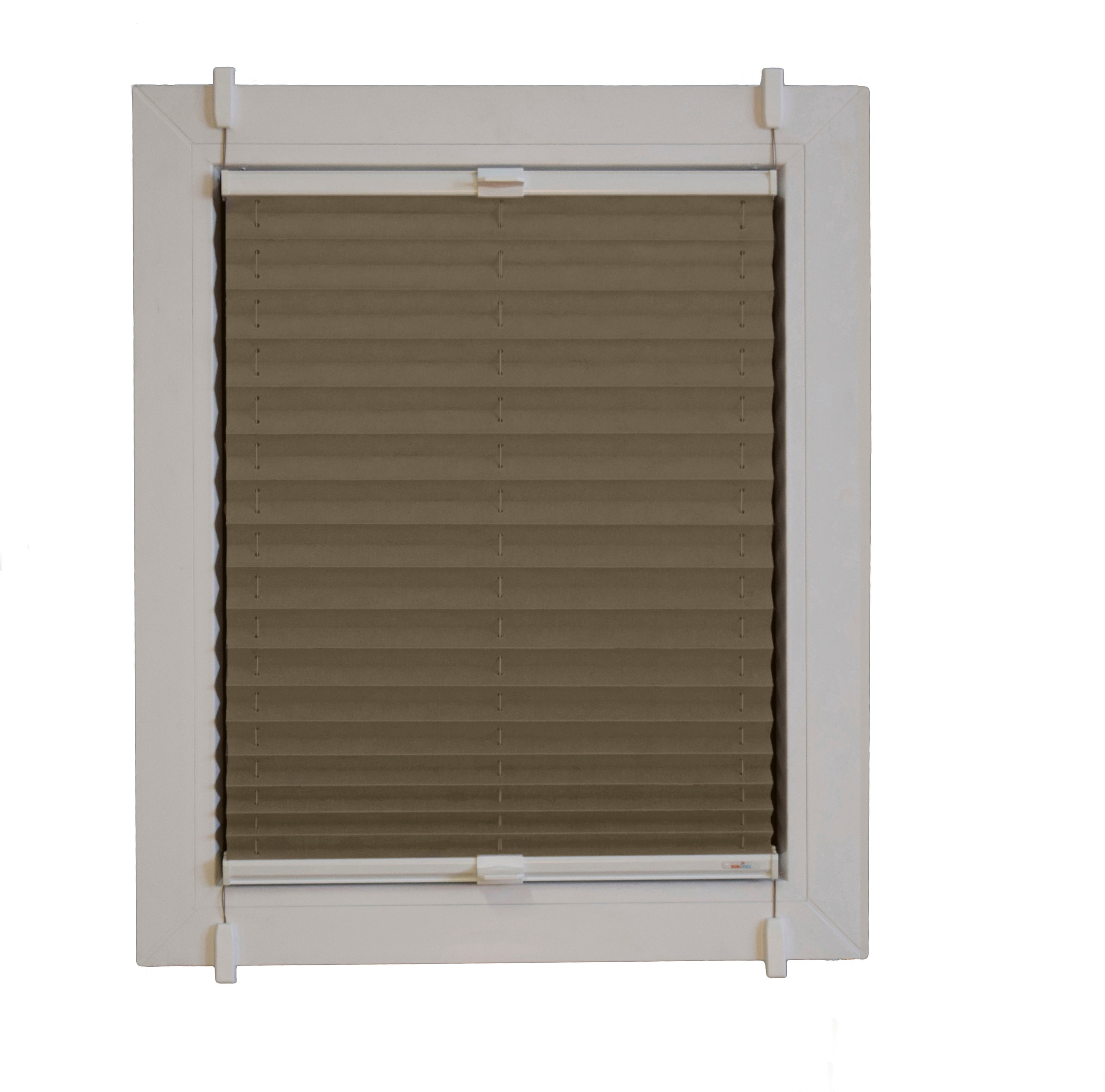 Image of sunlines Plissee nach Mass »Start-up style Wildleder«, verdunkelnd, ohne Bohren, verspannt, verspannt mit Simply-Fix Klemmträger bei Ackermann Versand Schweiz