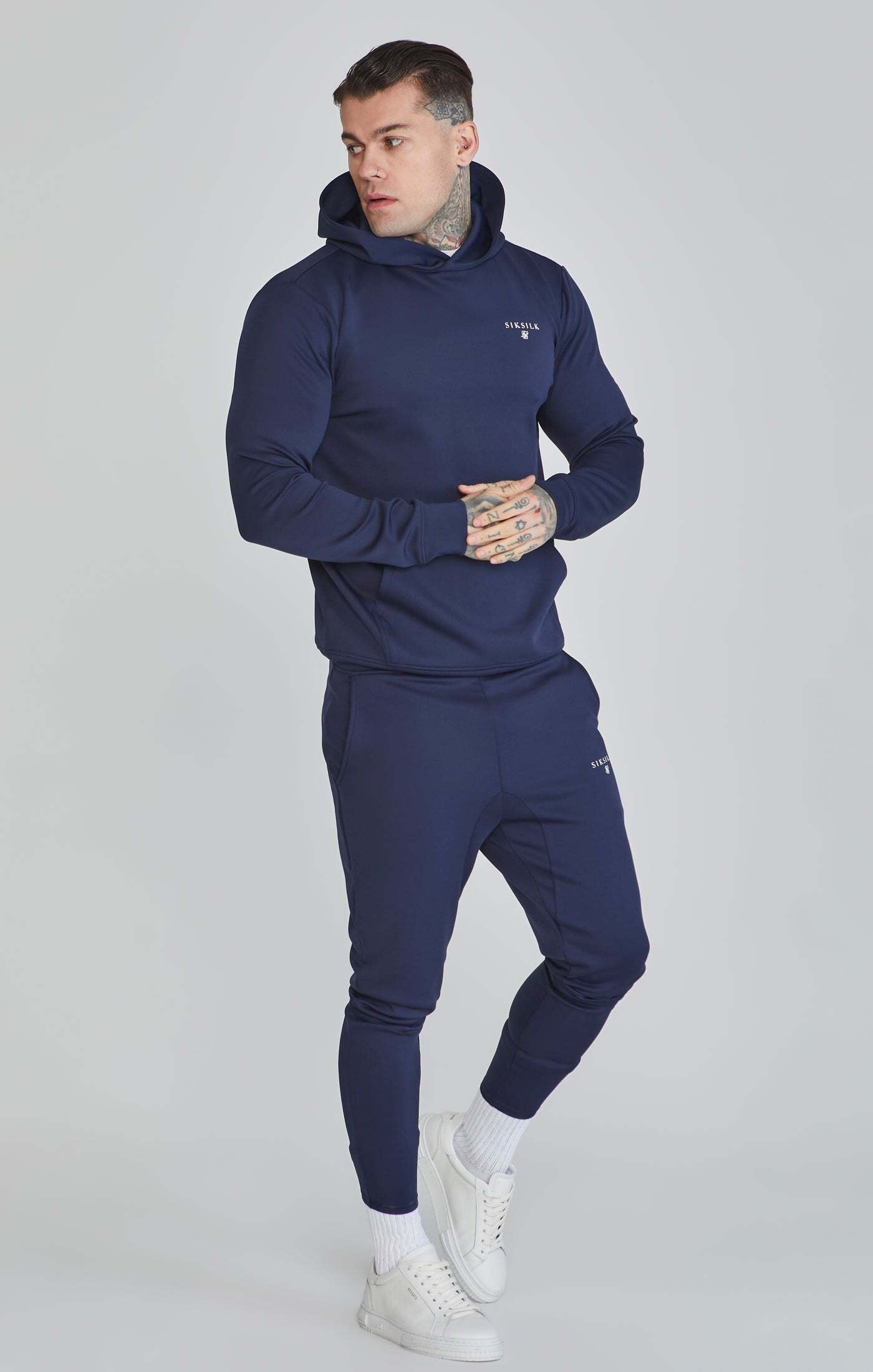 Siksilk Kapuzenpullover »Siksilk Sweatjacken Essentials Poly Hoodie«