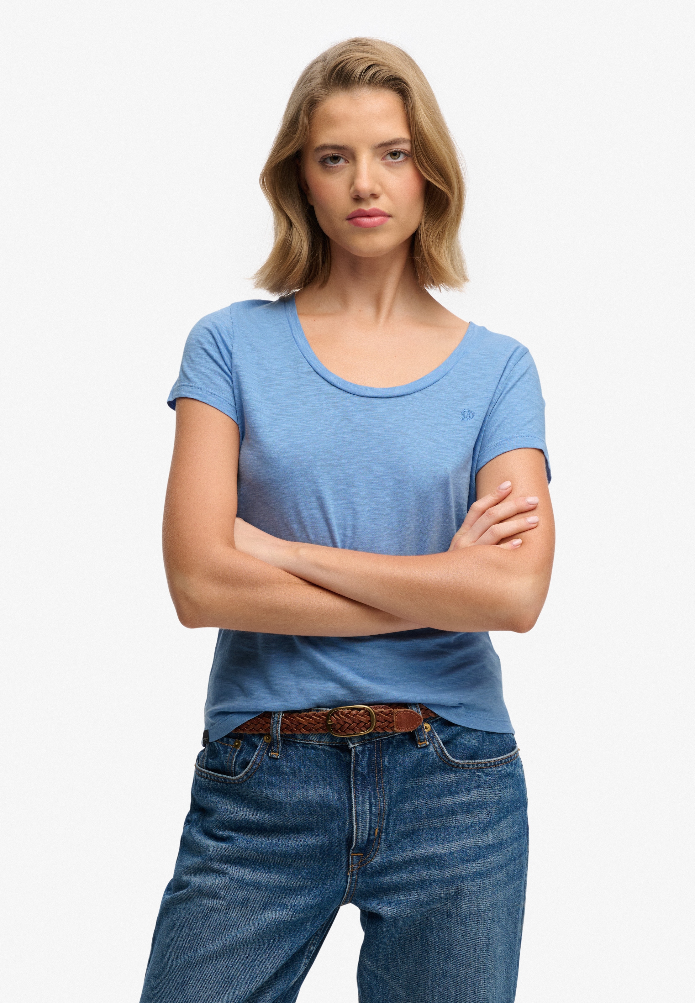 Image of Superdry T-Shirt "STUDIOS SCOOP NECK TEE"