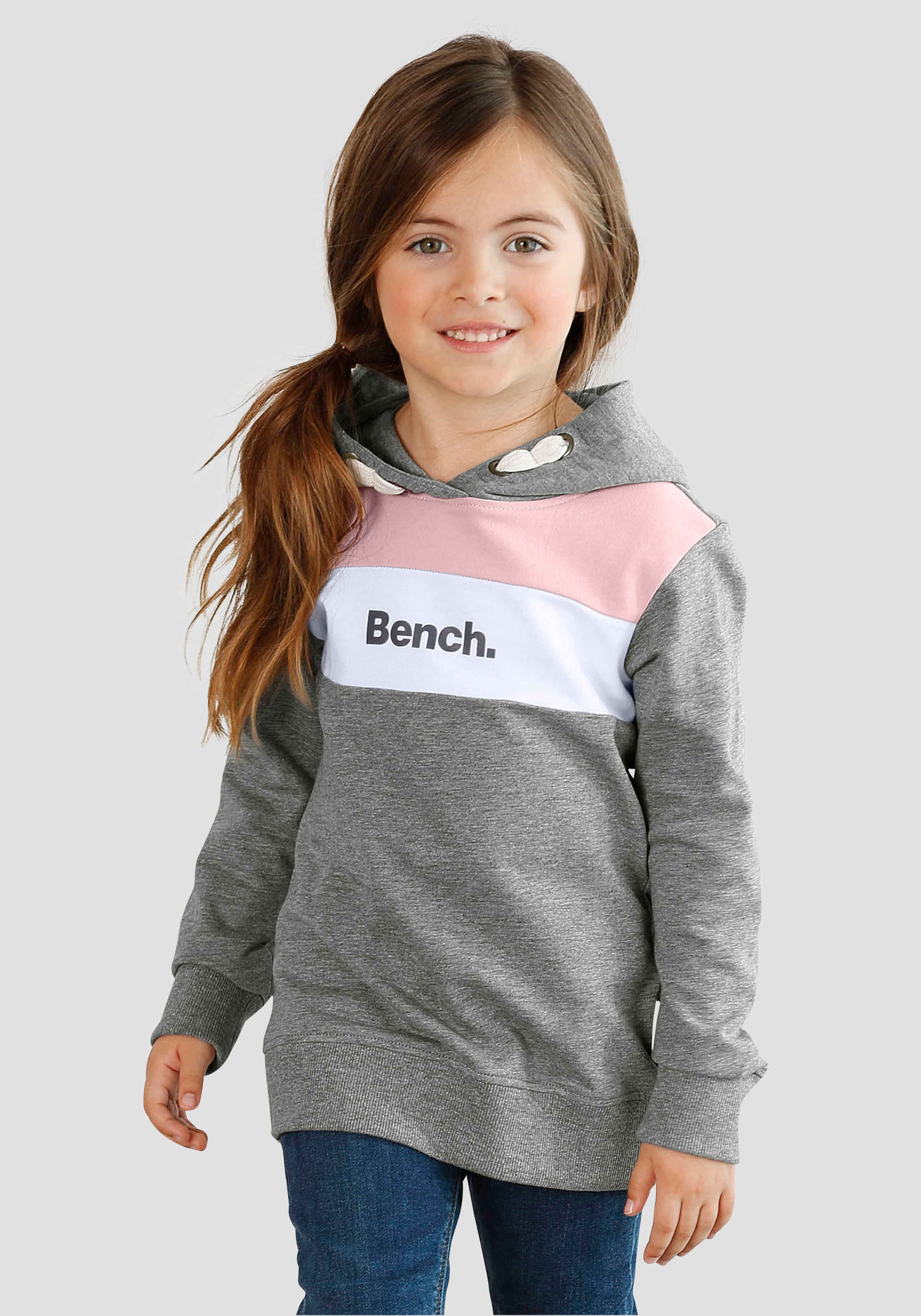 Image of Bench. Kapuzensweatshirt, mit kontrastfarbenen Einsätzen bei Ackermann Versand Schweiz