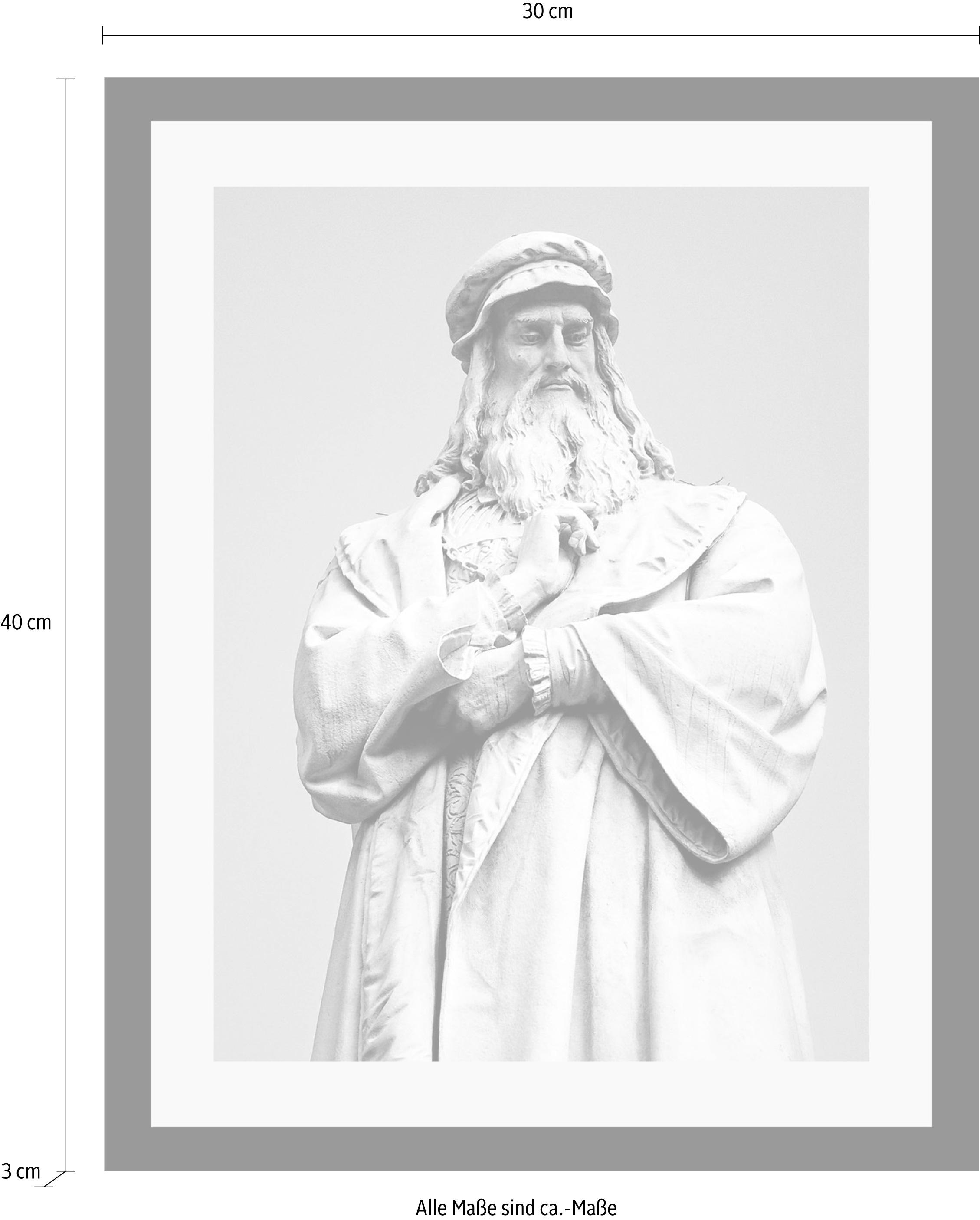 queence Image »Denkmal« HD Premium Poster-Druck inkl. Holzrahmen