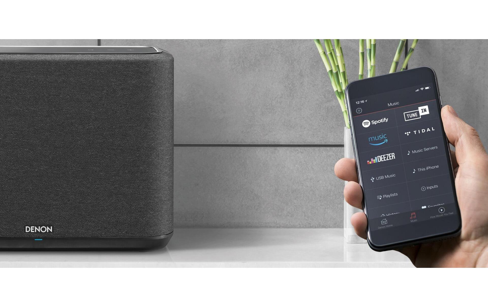 Denon Lautsprecher »Home 350«, Audioformate: AAC, ALAC, DSD, FLAC, MP3, WAV, WMA