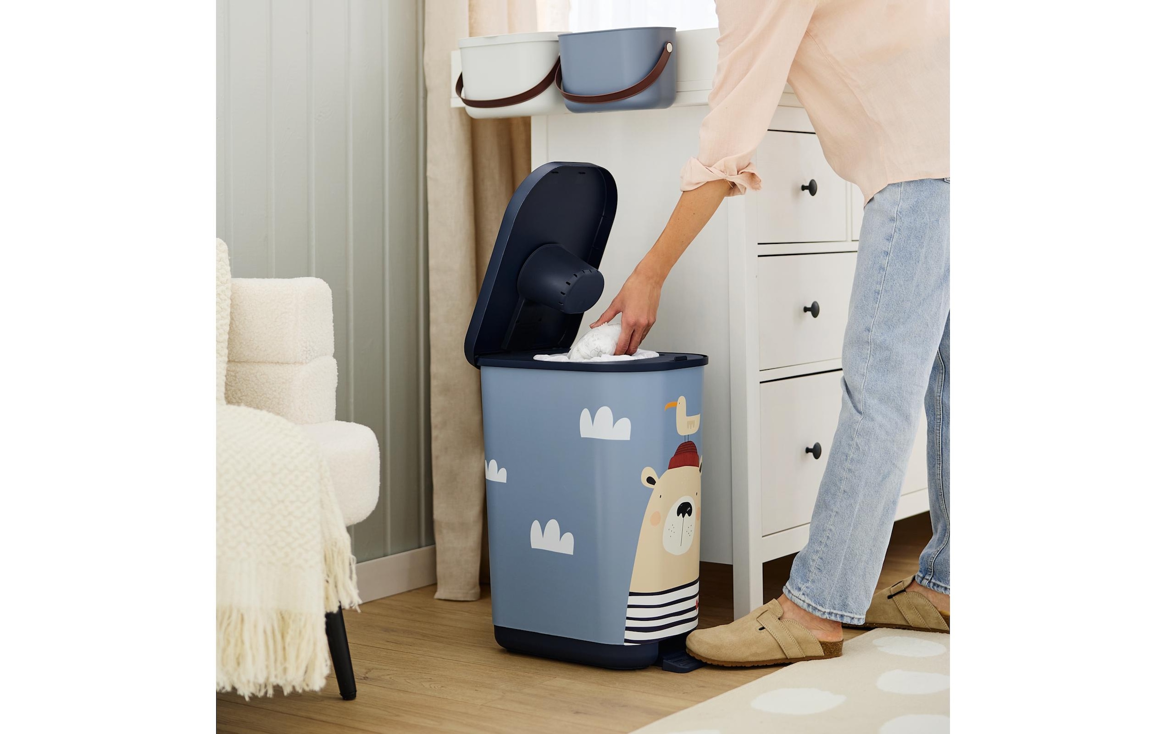 Rotho Babydesign Seau à couches »Yuma Bär Ahoi 35 l«