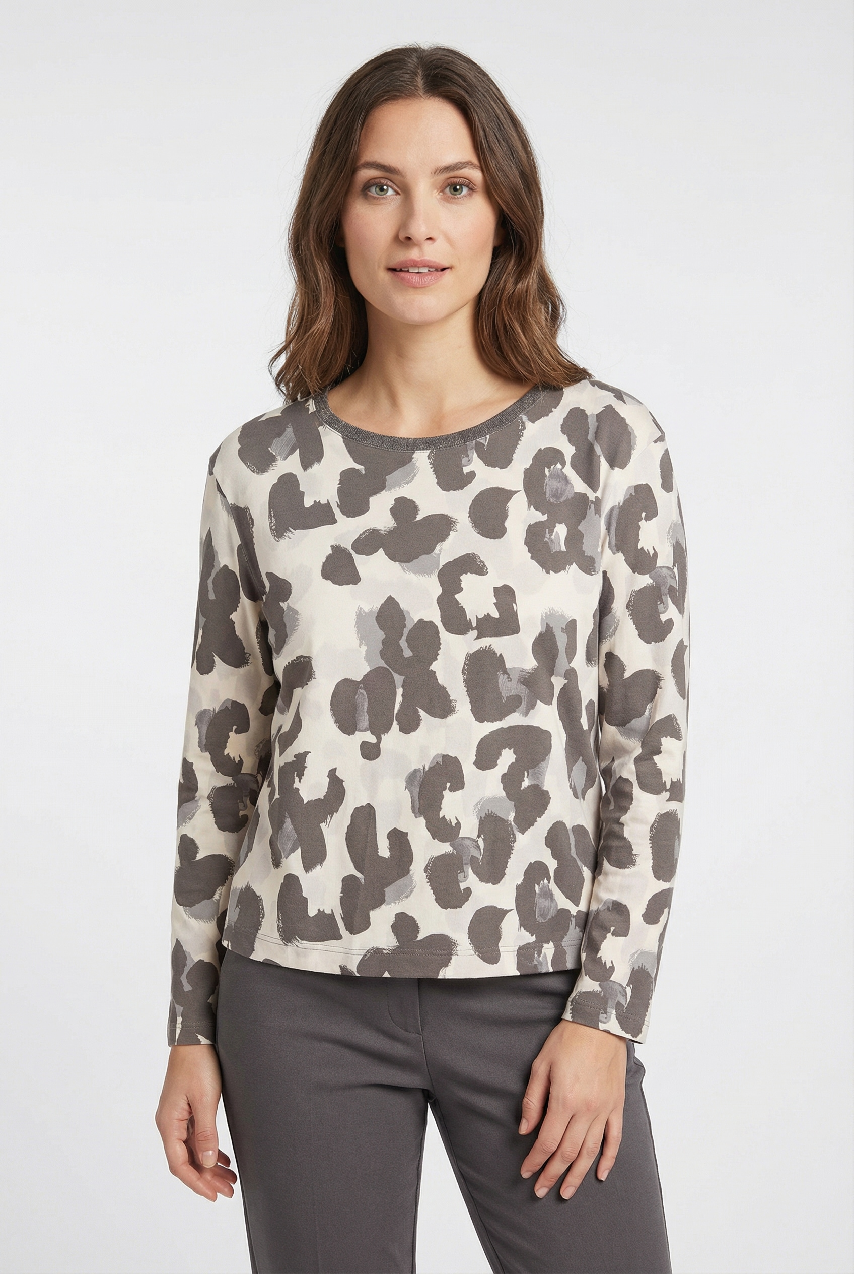 Image of Rabe Langarmshirt mit Allover-Print