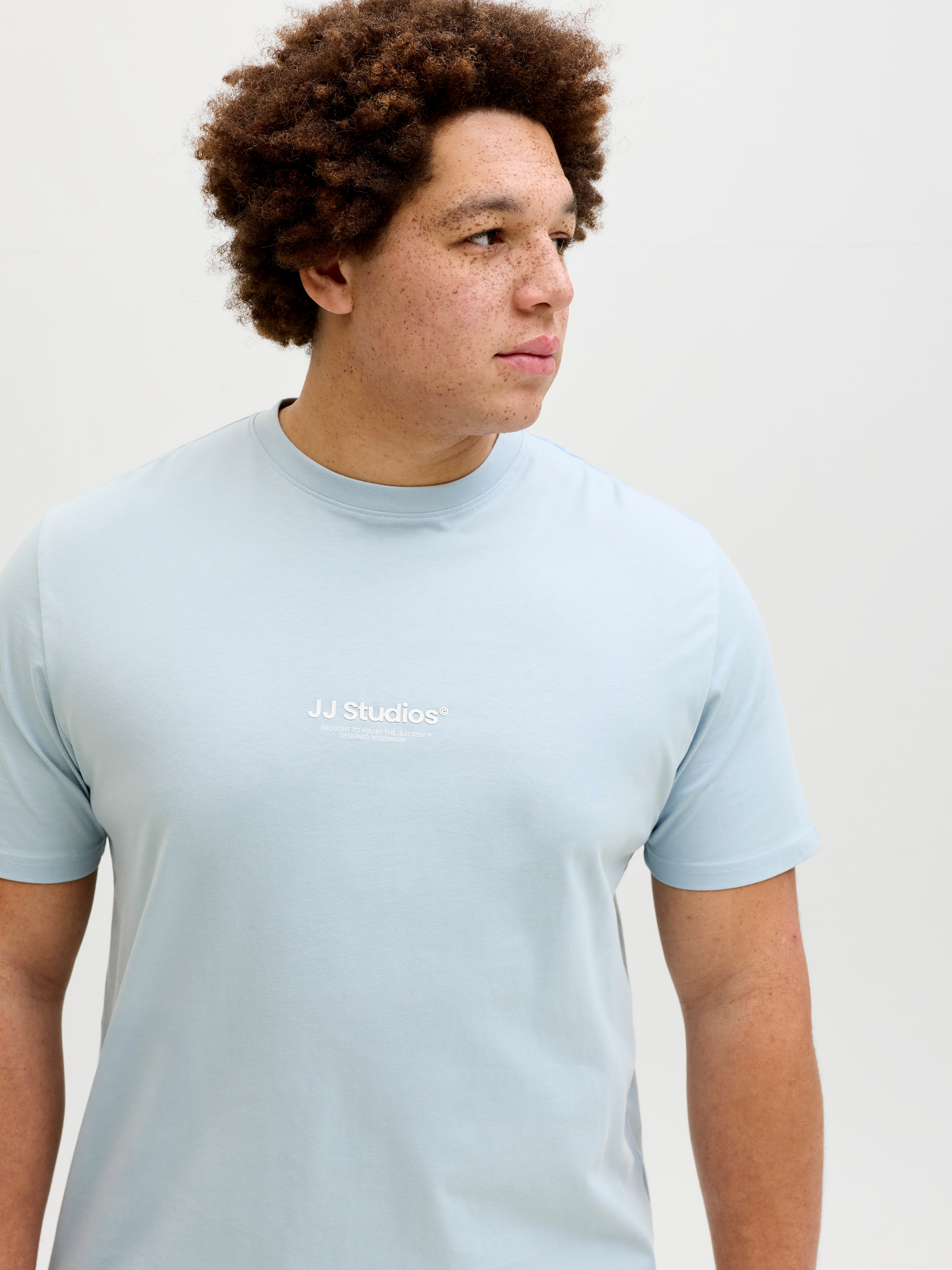 Jack & Jones PlusSize Rundhalsshirt »JJESOHO TEE SS CREW NECK NOOS PLS« Baumwolle, regular fit
