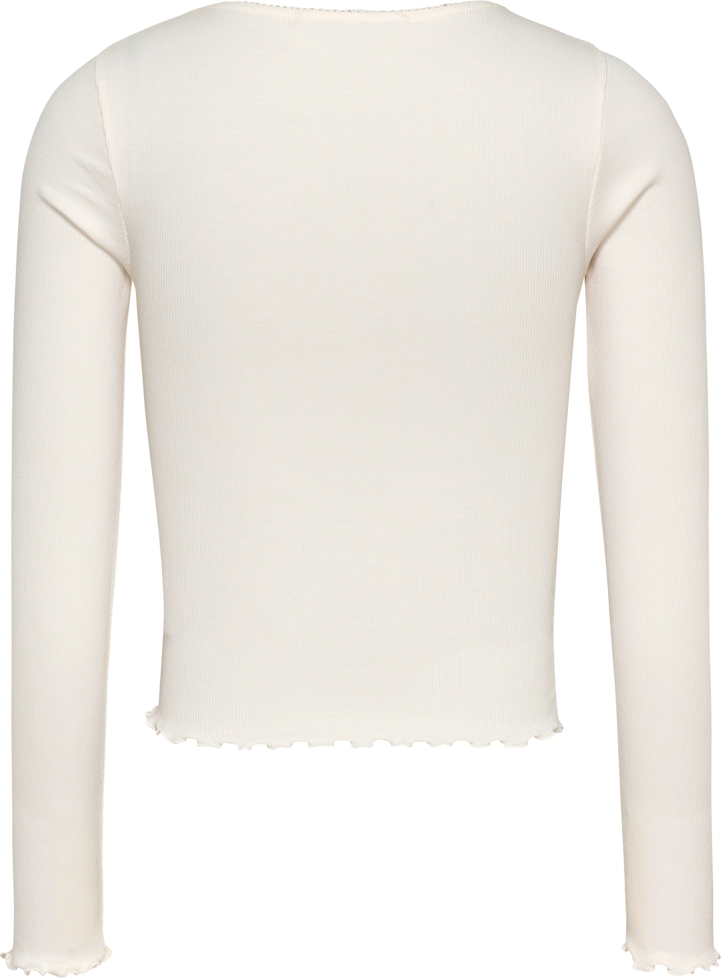 Tommy Jeans Langarmshirt »TJW SLIM SCALLOP«, mit Schleife