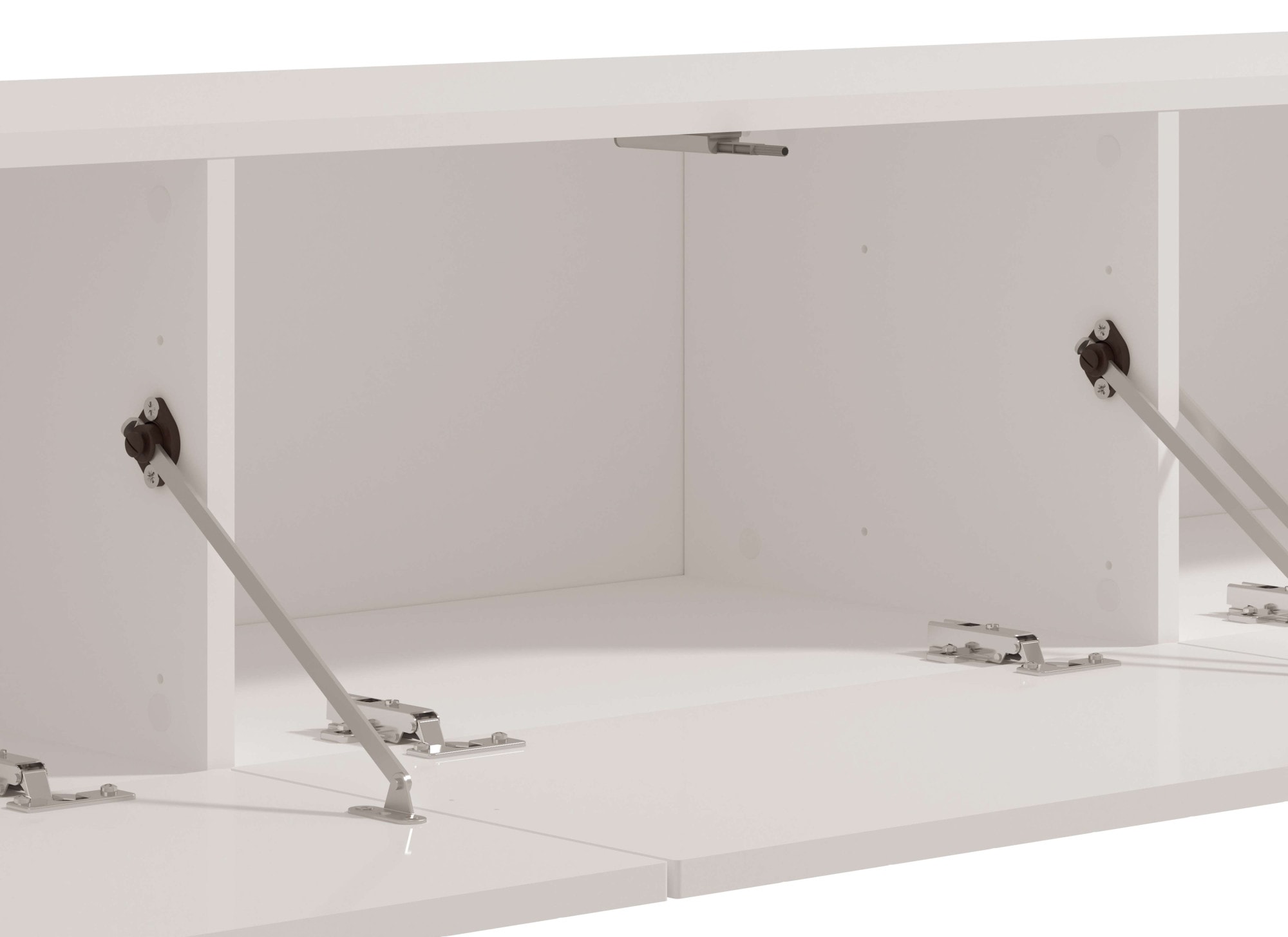 INOSIGN Lowboard »Antibes TV-Lowboard, Breite 192/154/128 cm, TV-Schrank«, TV-Kommode, 3D-Fronten, Push-To-Open-Funktion, Wandmonatage