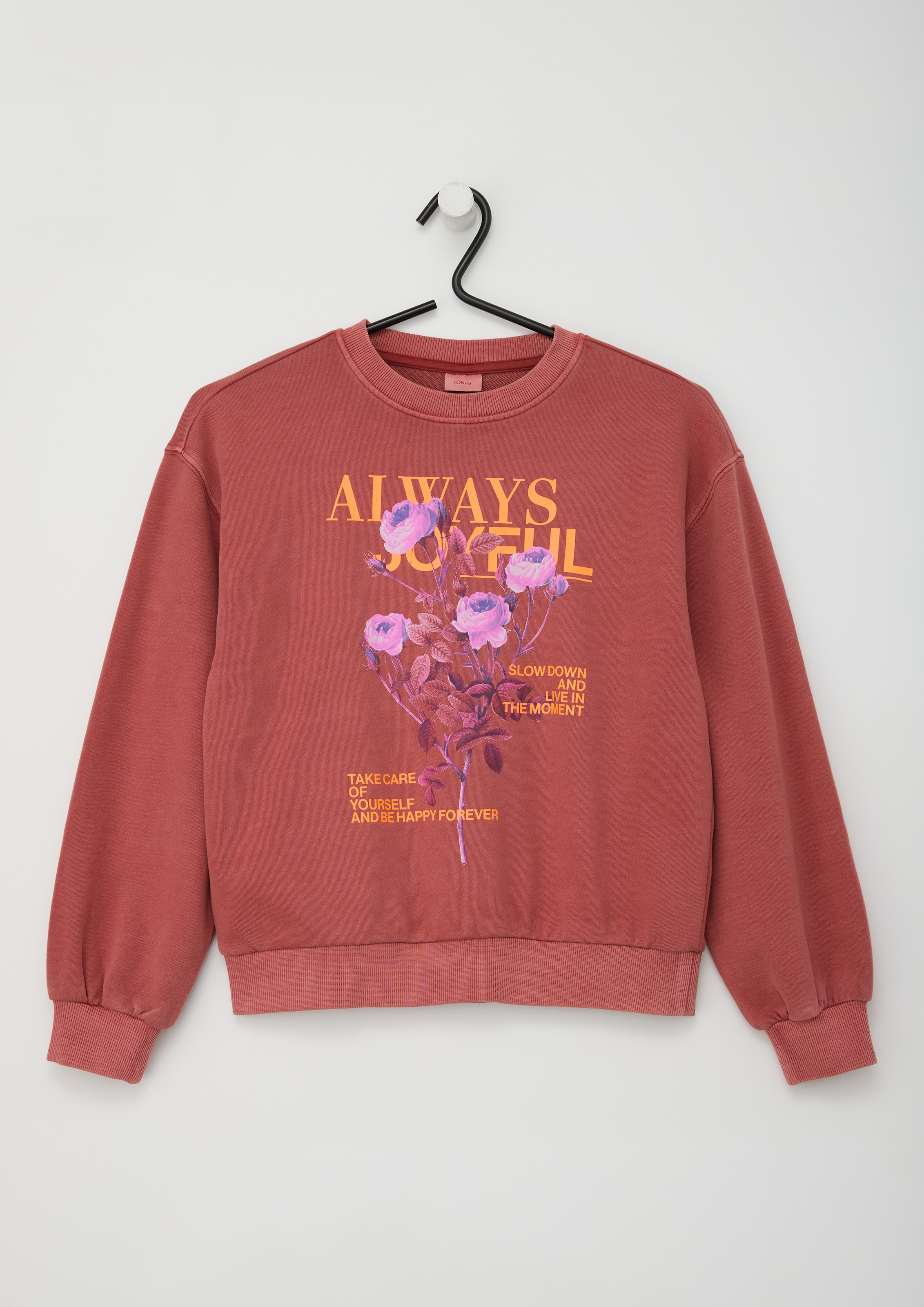 s.Oliver Junior Sweater, mit Frontprint