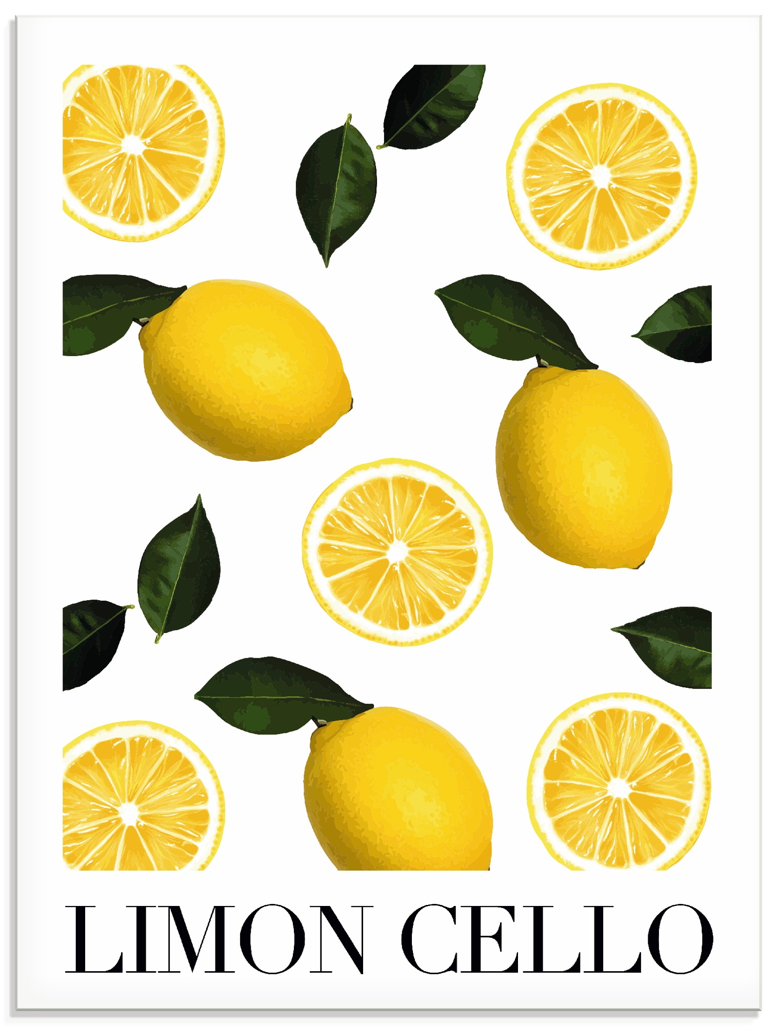 Image of Artland Glasbild "Limon Cello" Arrangements 1 Stk. tlg. in verschiedenen Grössen