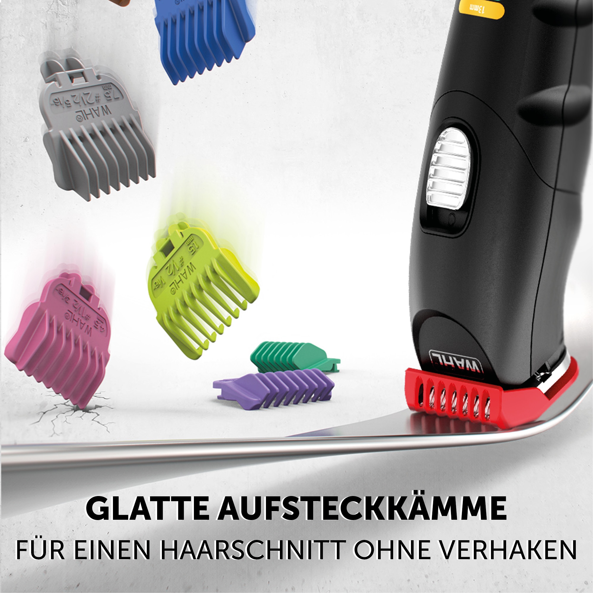 Wahl Trimmer multifonctionnel »Color Trim Advanced« 13 Aufsätze Farbcodierte Aufsteckkämme, Lithium-Ionen-Technologie, USB Aufladung