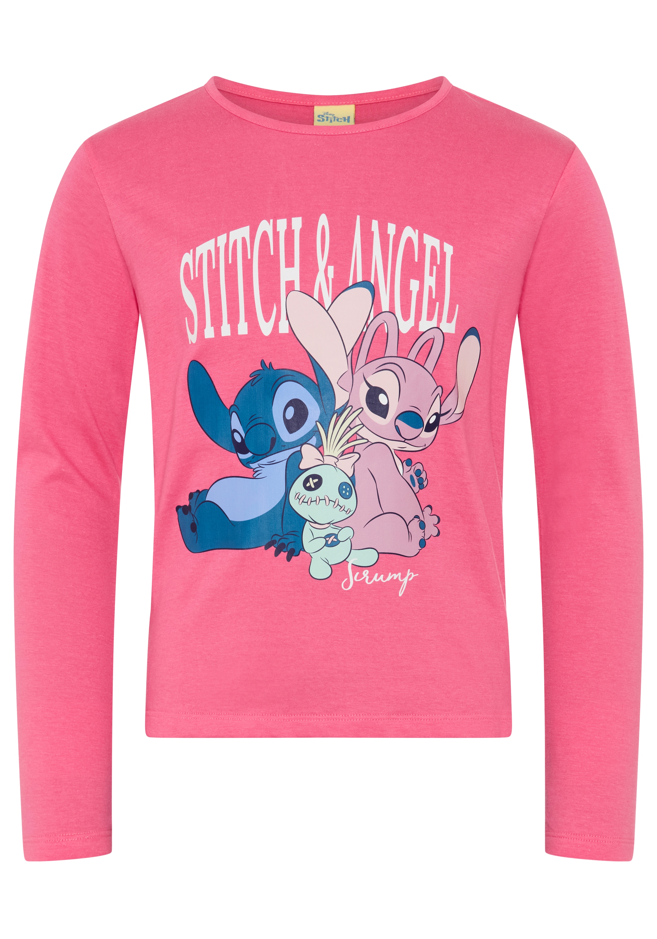 KIDSWORLD T-shirt à manches longues »STITCH Shirt, Disney« Manches longues, coupe basique, col rond, imprimé