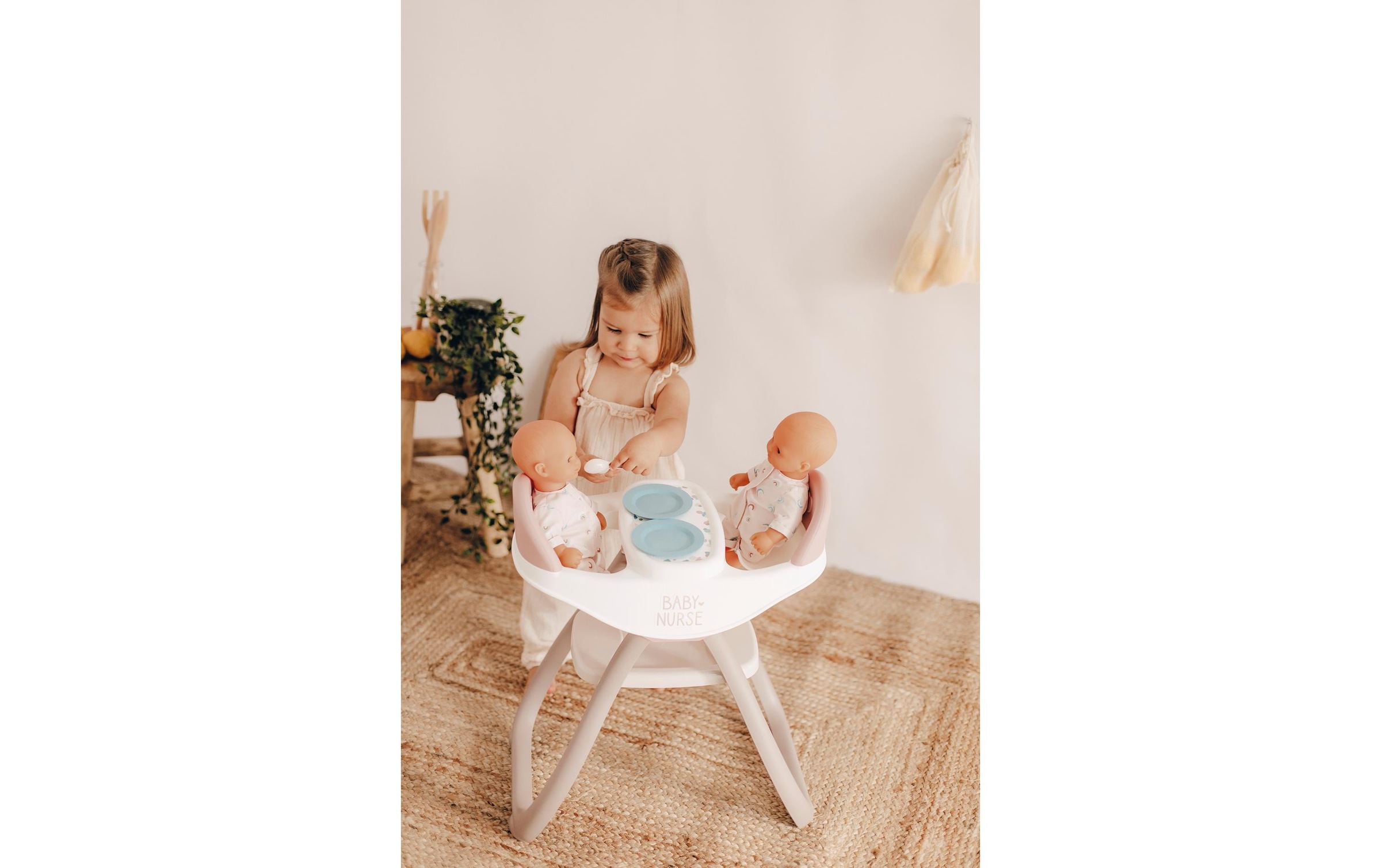 Smoby Puppen Accessoires-Set »Baby Nurse Twin Highchair«