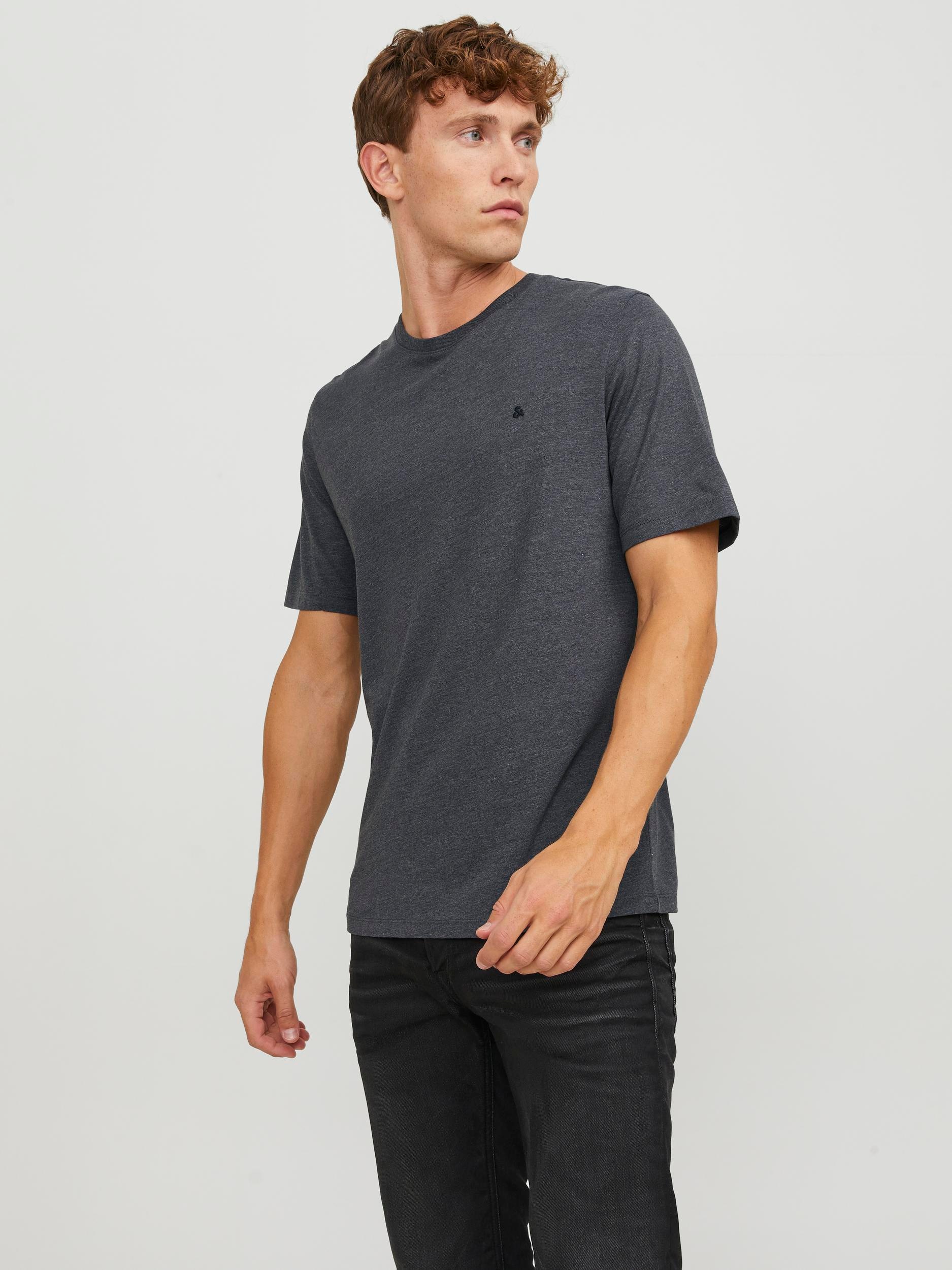 Image of Jack & Jones Rundhalsshirt "JJEPAULOS TEE SS CREW NECK NOOS" Baumwollmischung, regular fit